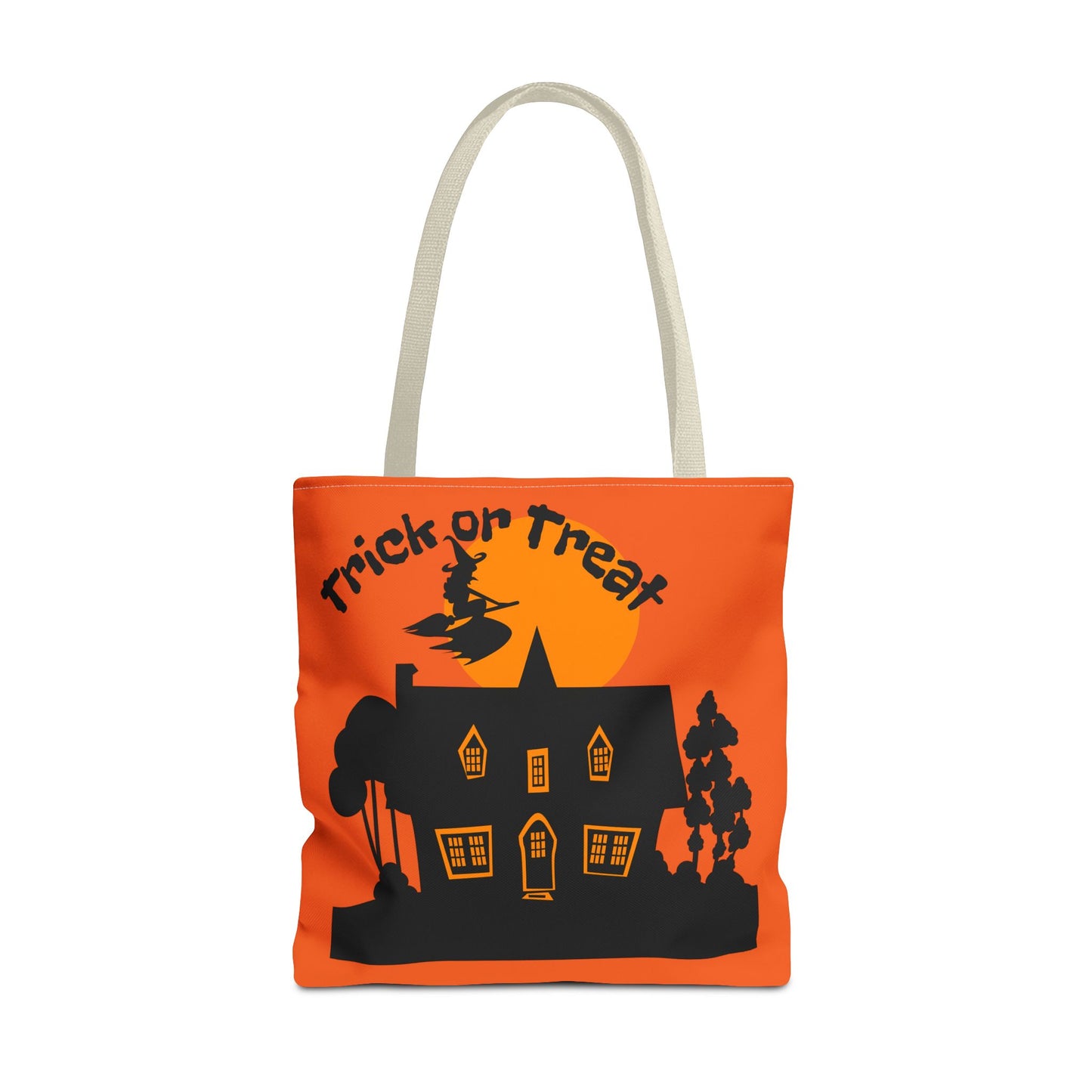 Halloween Tote Bag, Spooky Witch Design, Trick or Treat Bag, Fall Accessory, Seasonal Shopping Bag, Festival Gift
