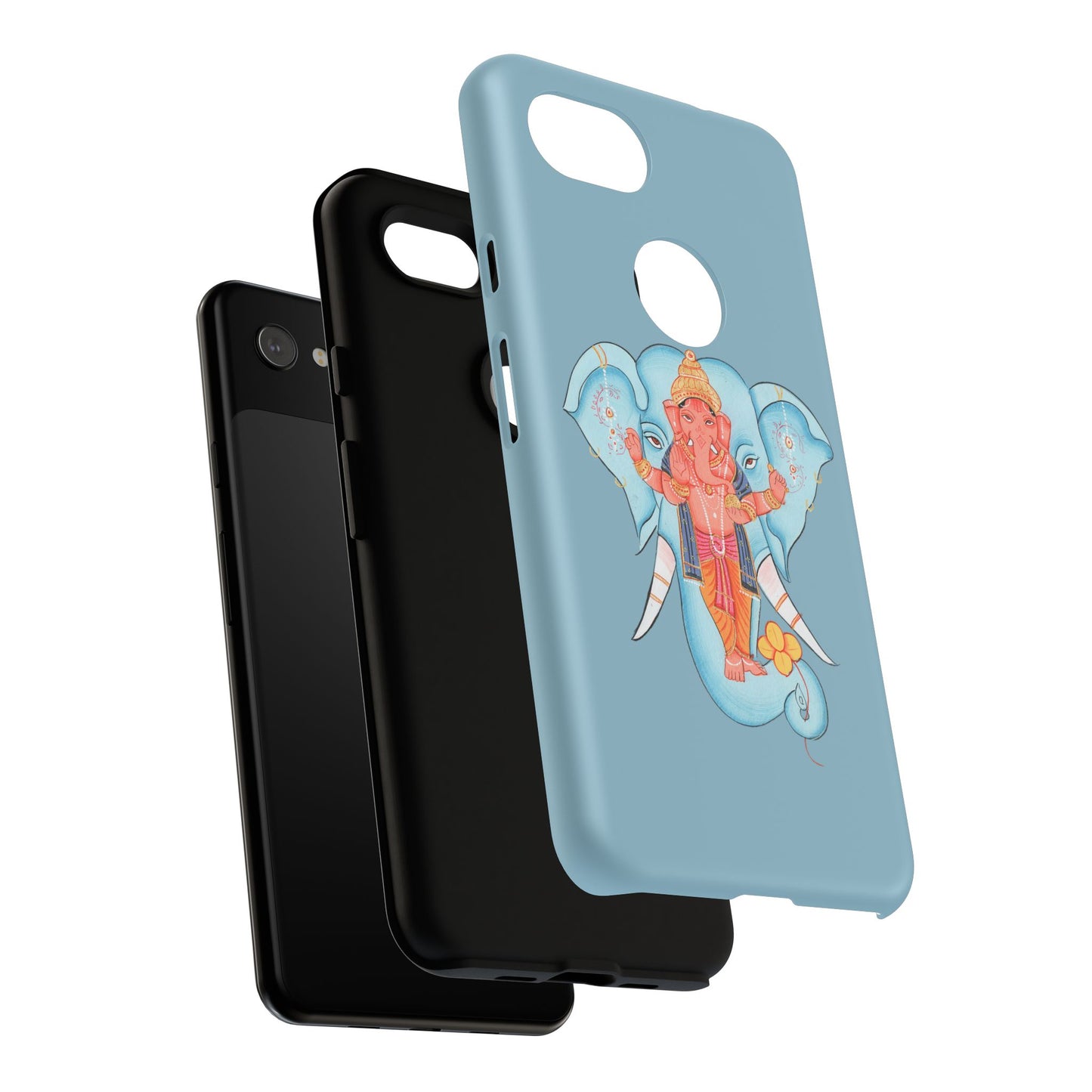 Tough Cases: Ganesh-Inspired Phone Case, Bohemian Phone Cover, Hindu Art Accessory, Festival Gift, Protective Phone Shell
