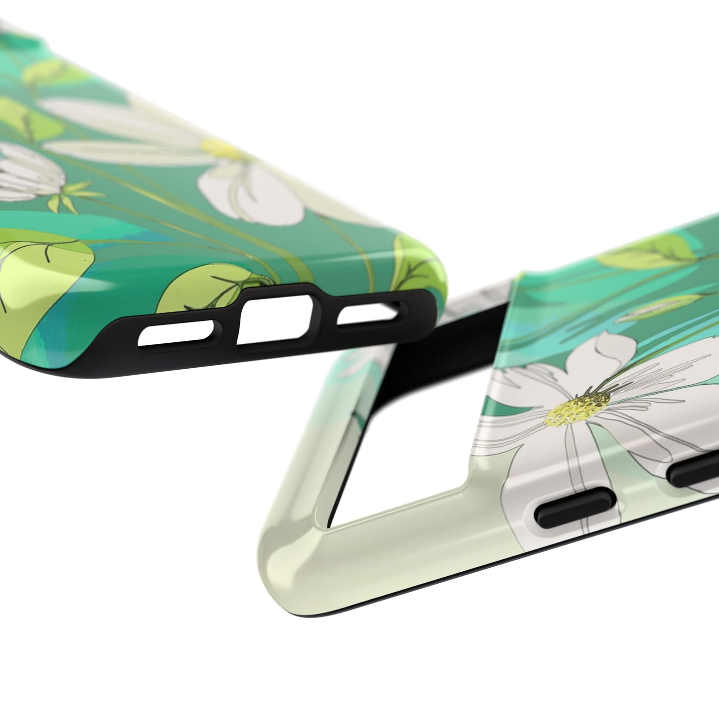Floral Phone Case, Tough Cases, Flower Design, Nature Inspired, Eco-Friendly Cover, Unique Gift for Her, Spring Accessories