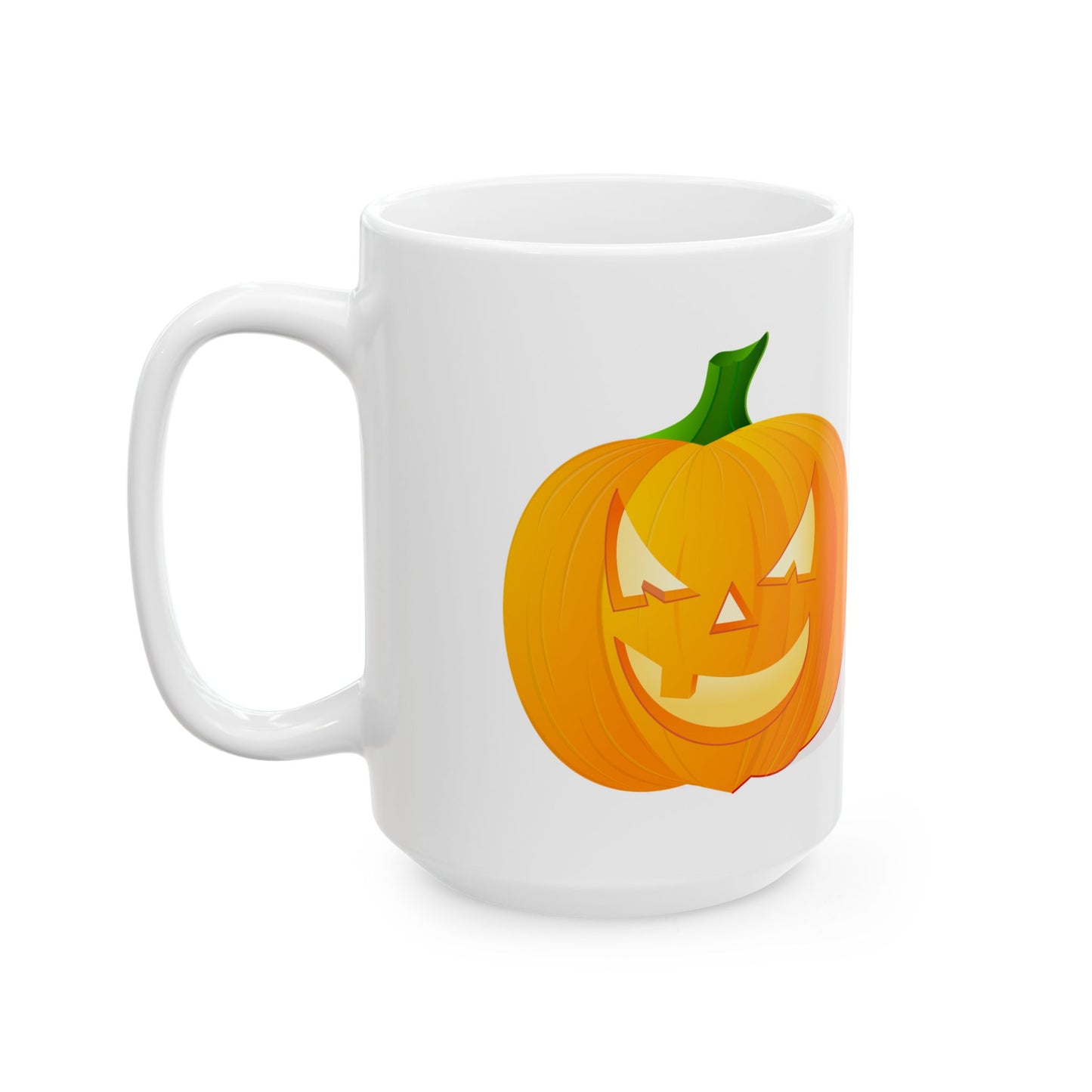 Halloween Pumpkin Mug | 11oz & 15oz Ceramic | Perfect for Fall, Cozy Drinks, Gifting