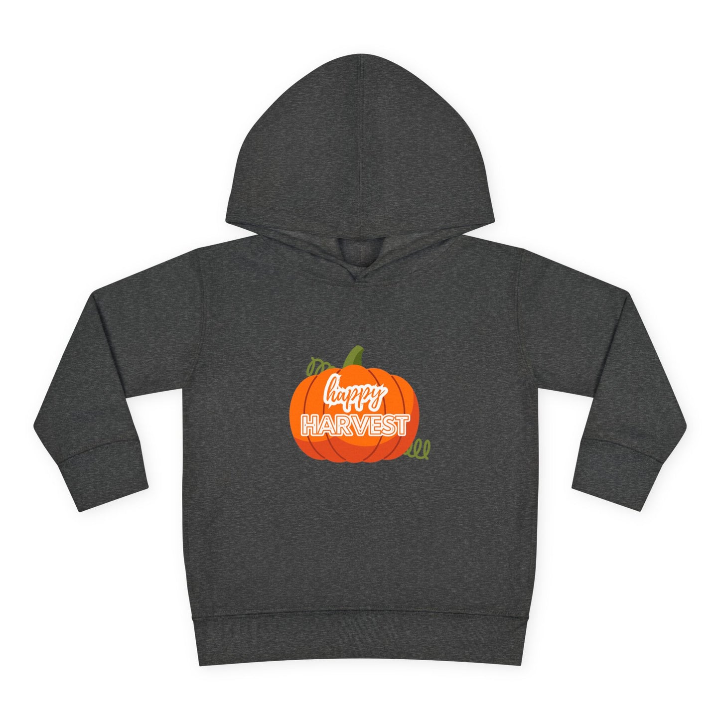 Toddler Happy Harvest Pullover Hoodie, Fall Kids Sweatshirt, Pumpkin Hoodie, Thanksgiving Gift, Cozy Autumn Wear