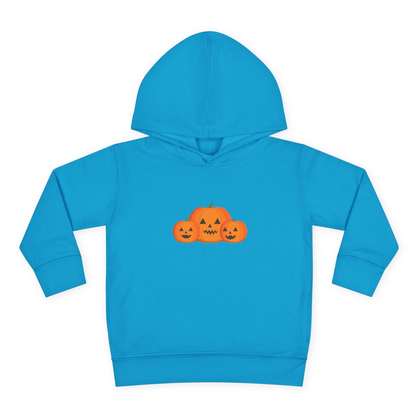 Halloween Pumpkin Toddler Hoodie, Cozy Autumn Wear, Kid's Holiday Sweatshirt, Fall Outfit, Trick-or-Treat Apparel