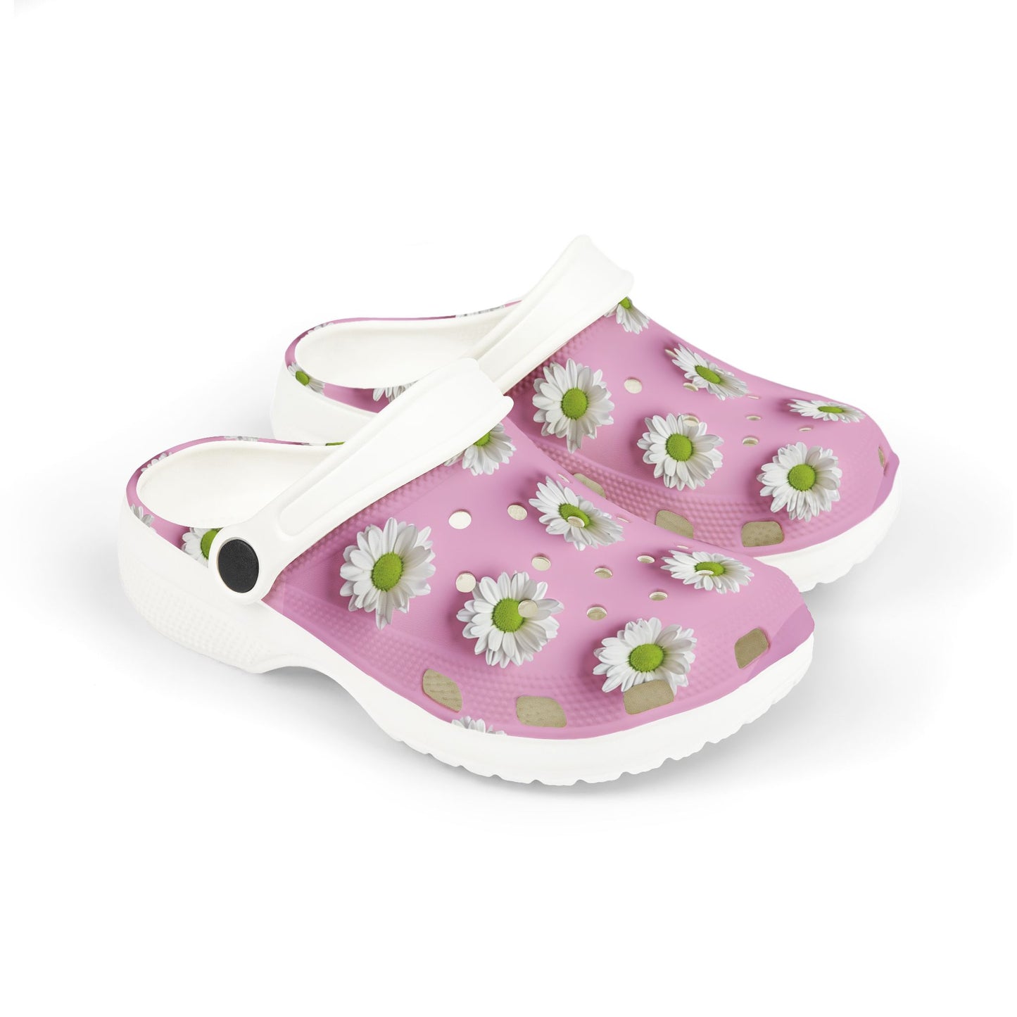 Kids' Floral Clogs, Fun Garden Style Footwear, Perfect for Summer Play, Birthday Gifts, Outdoor Adventures, Easy Slip-On Design