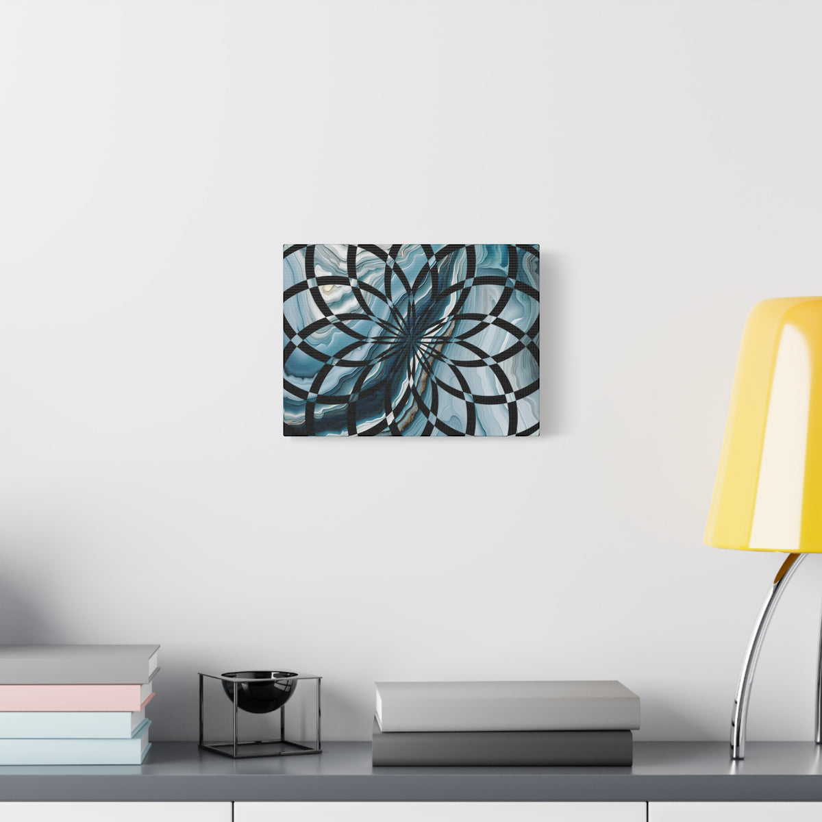 Abstract Geometric Art Canvas Print, Modern Wall