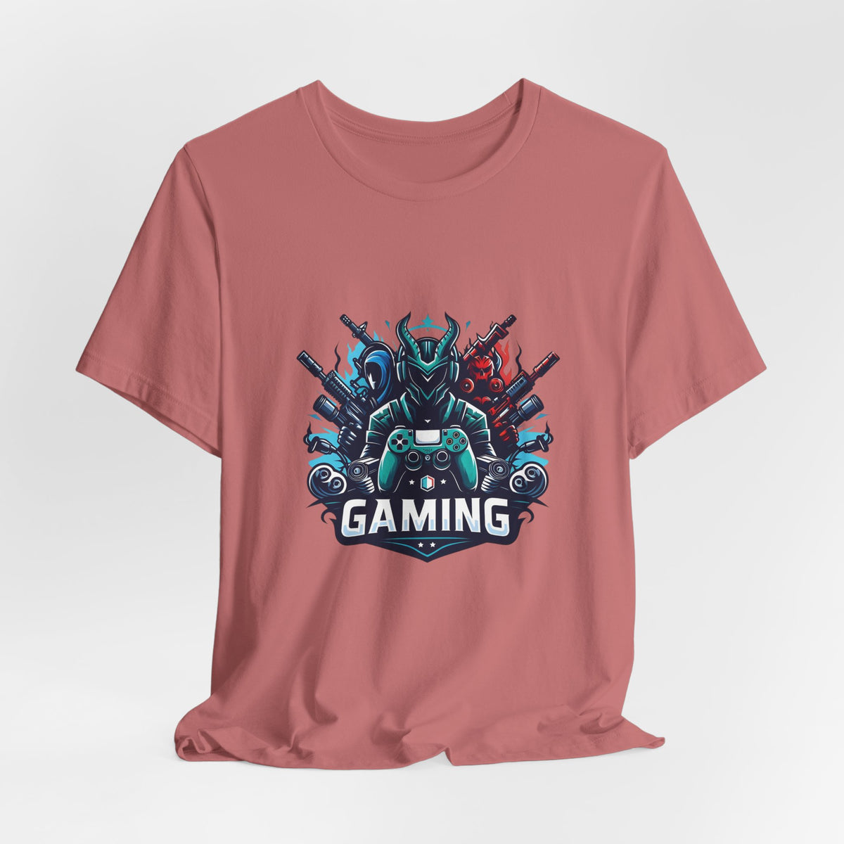 Gaming Controller Emblem Tee — Esports Gamer Graphic T-Shirt