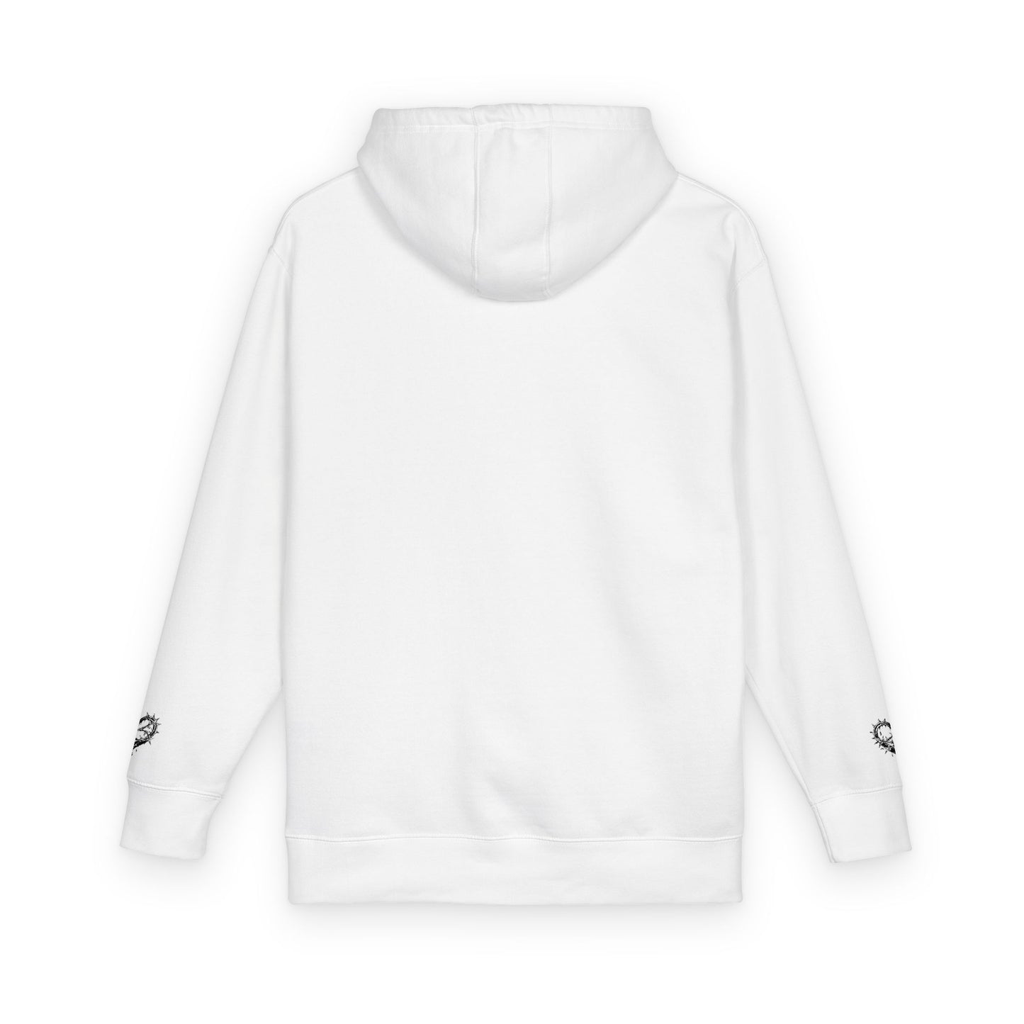 Heartfelt Unisex Fleece Hoodie, Cozy Gift, Casual Wear, Valentine's Day, Romantic Style