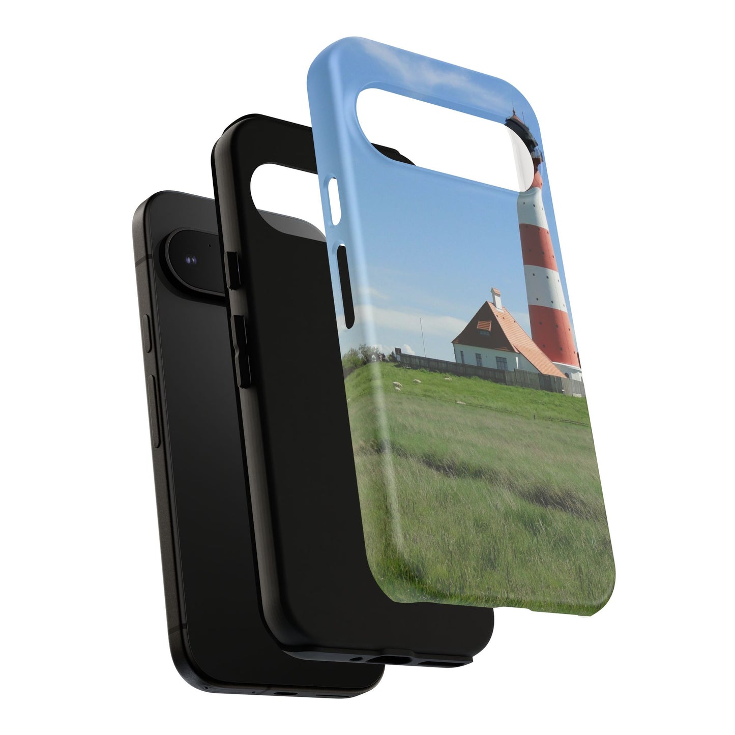 Lighthouse Phone Case - Coastal Vibes, Nautical Gift, Ocean Lover Accessory, Beach Aesthetic, Customizable Design