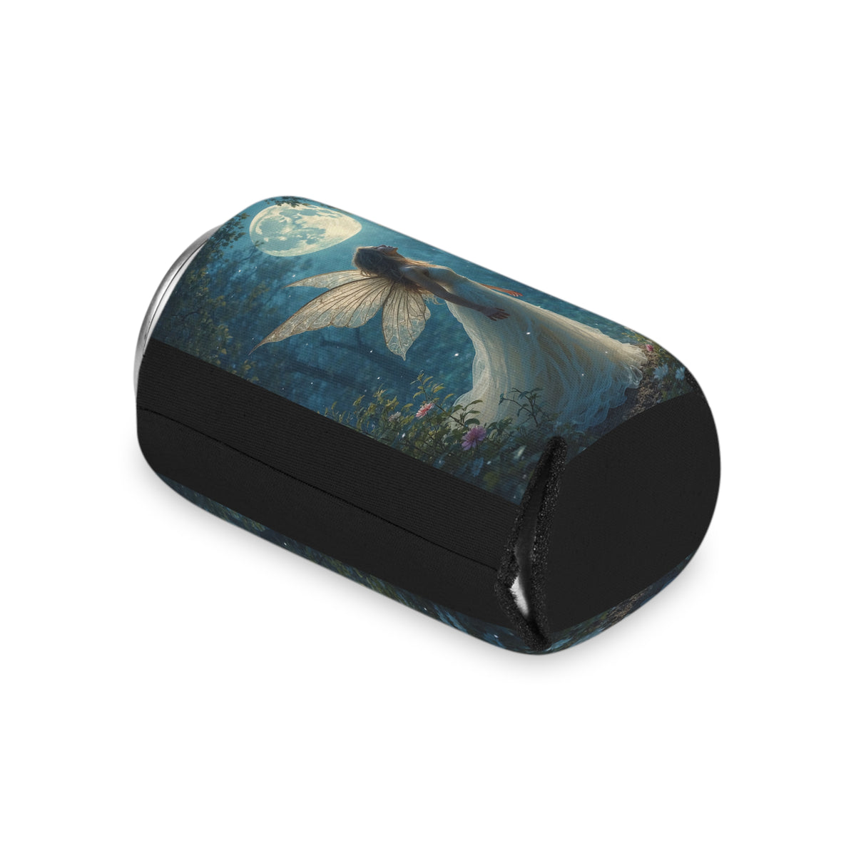 Fairy Moon Can Cooler | Enchanting Beverage Sleeve for Parties, Festivals, Outdoor Events, Gifts, Fairy Lovers