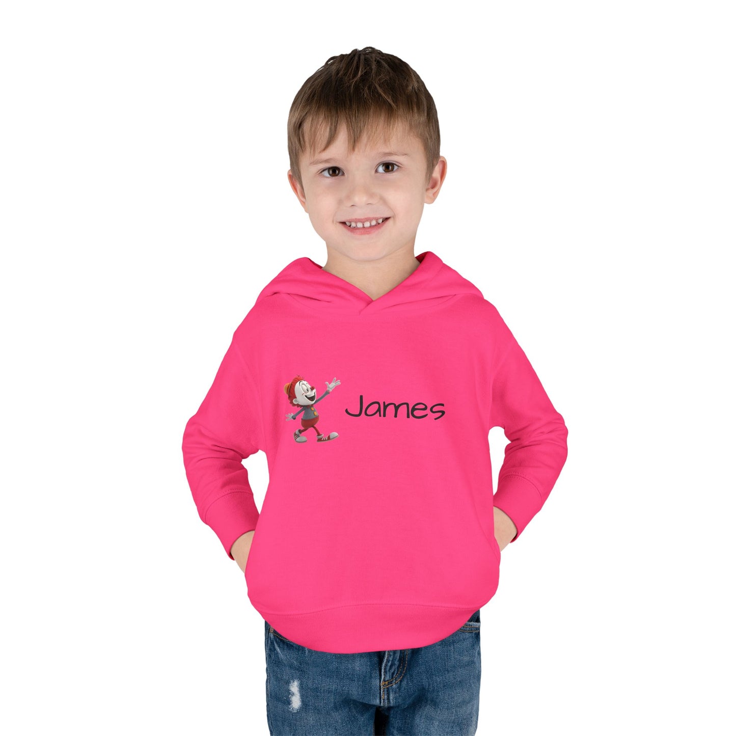 Personalized Toddler Hoodie with Customizable Name, Cozy Kids Pullover, Great for Birthdays, Playdates, Holidays, Gift Idea
