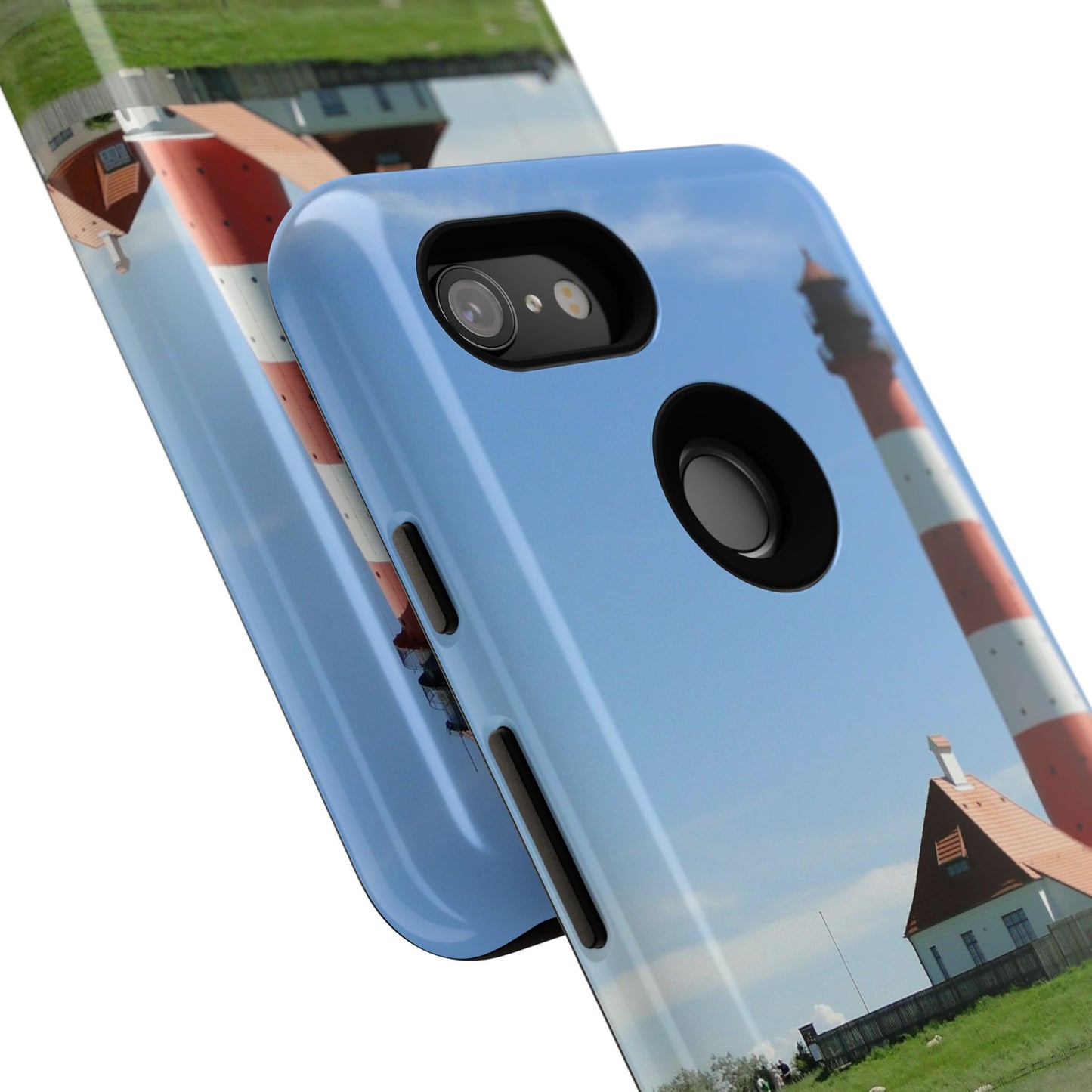 Lighthouse Phone Case - Coastal Vibes, Nautical Gift, Ocean Lover Accessory, Beach Aesthetic, Customizable Design