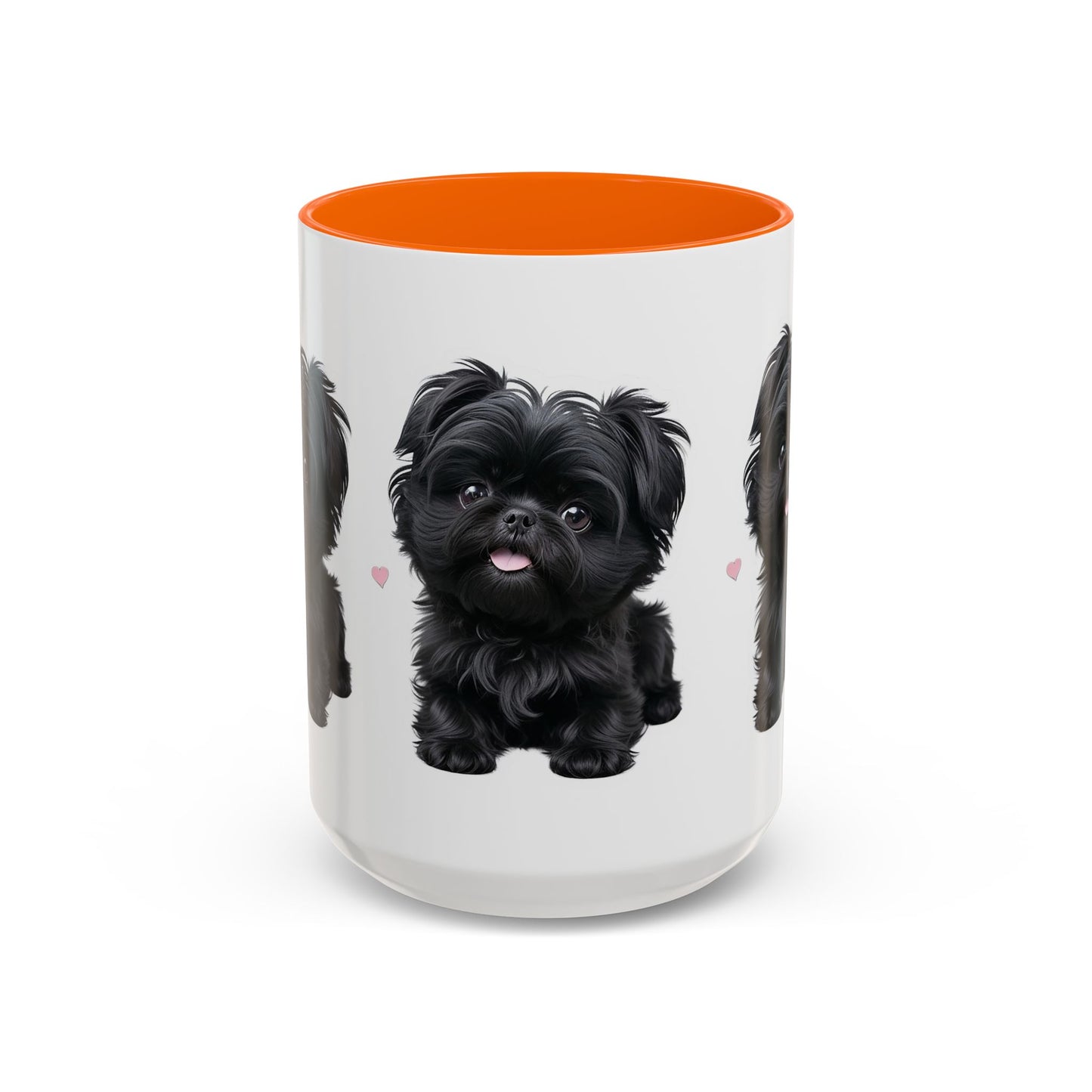 Cute Pug Accent Coffee Mug, Pet Lover Gift, Coffee Cup, Dog Mom Mug, Black Dog Ceramic Mug