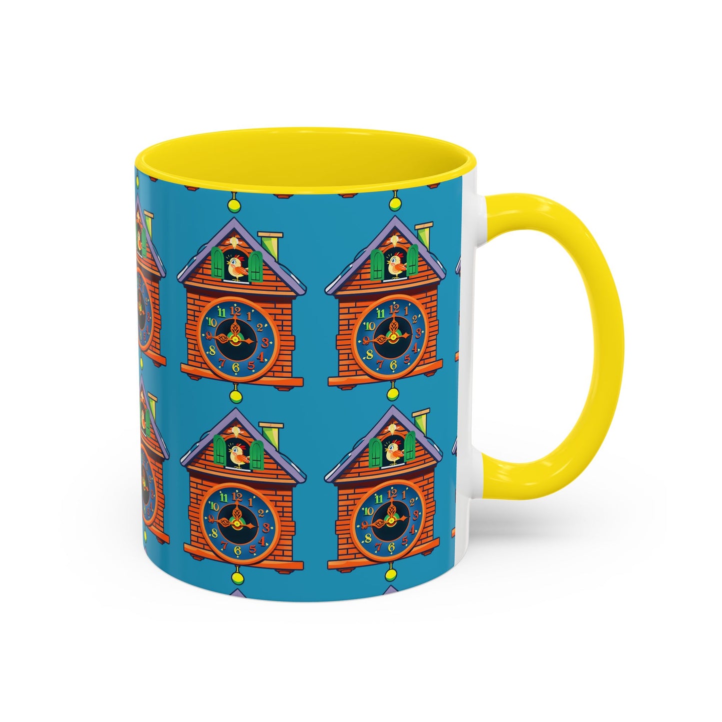 Whimsical Clock House Coffee Mug Unique Gift for Home Decor