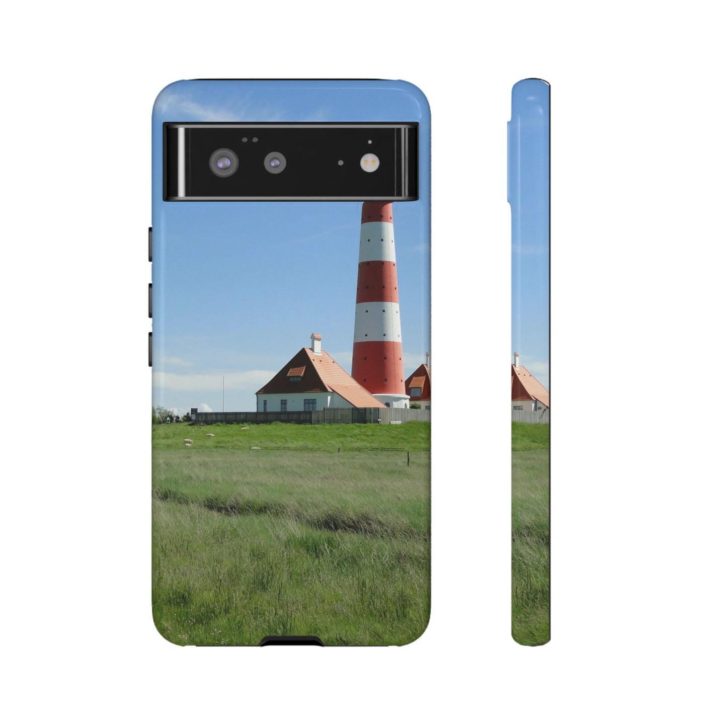 Lighthouse Phone Case - Coastal Vibes, Nautical Gift, Ocean Lover Accessory, Beach Aesthetic, Customizable Design