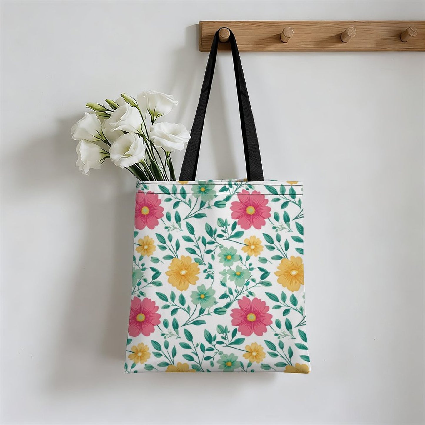 Lightweight Shopping Bag - Flowers