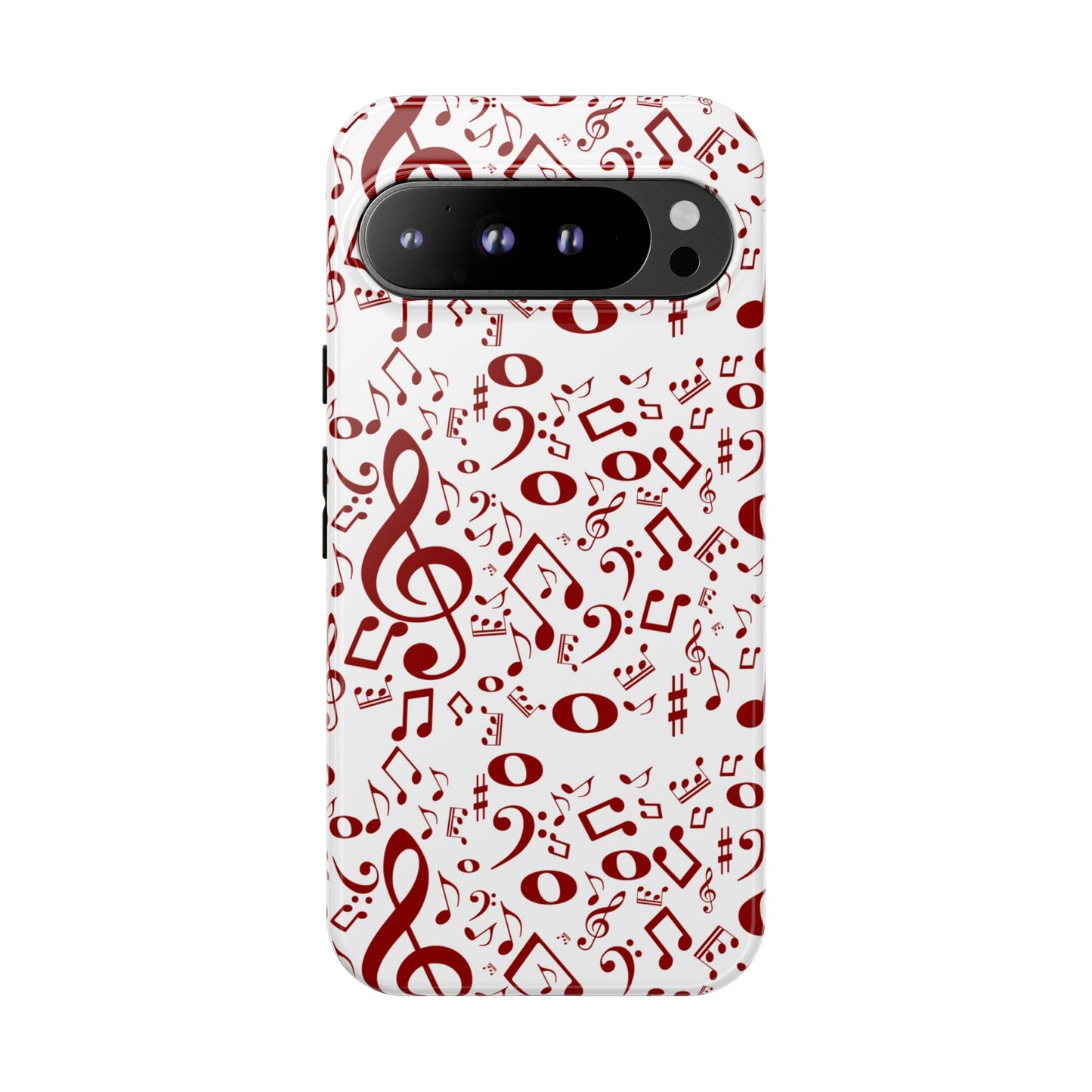 Musical Note Phone Case, Tough iPhone Cover, Gift for Musicians, Customizable, Music Lover's Accessory, Durable Phone Protection