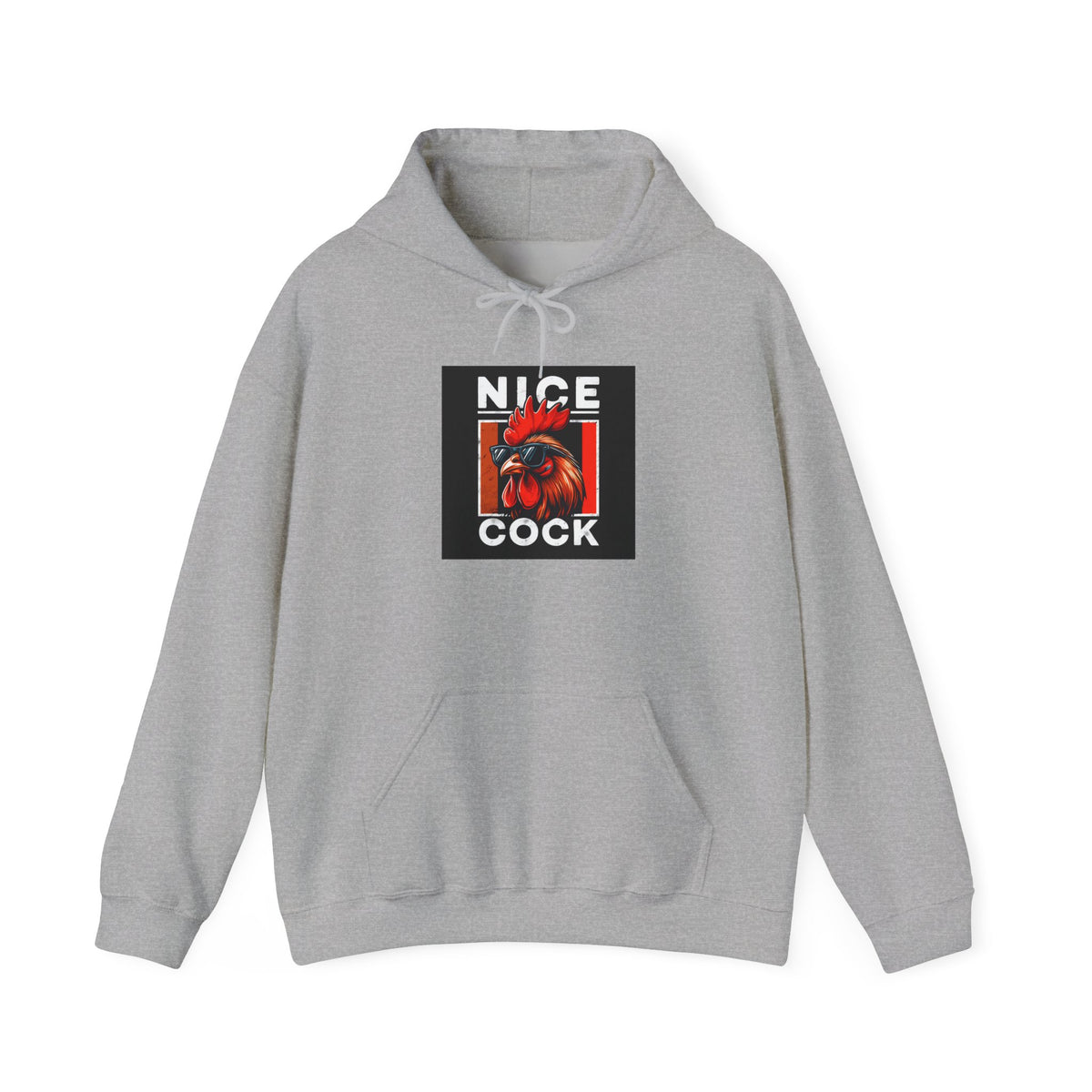 Rooster Graphic Hoodie – "Nice Cock" Bold Farmhouse Pullover