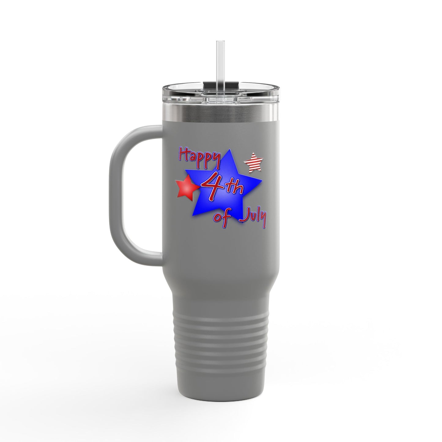 Insulated Travel Mug, 40oz Patriotic