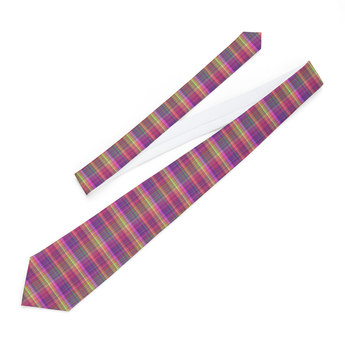 Vibrant Plaid Necktie for Stylish Occasions