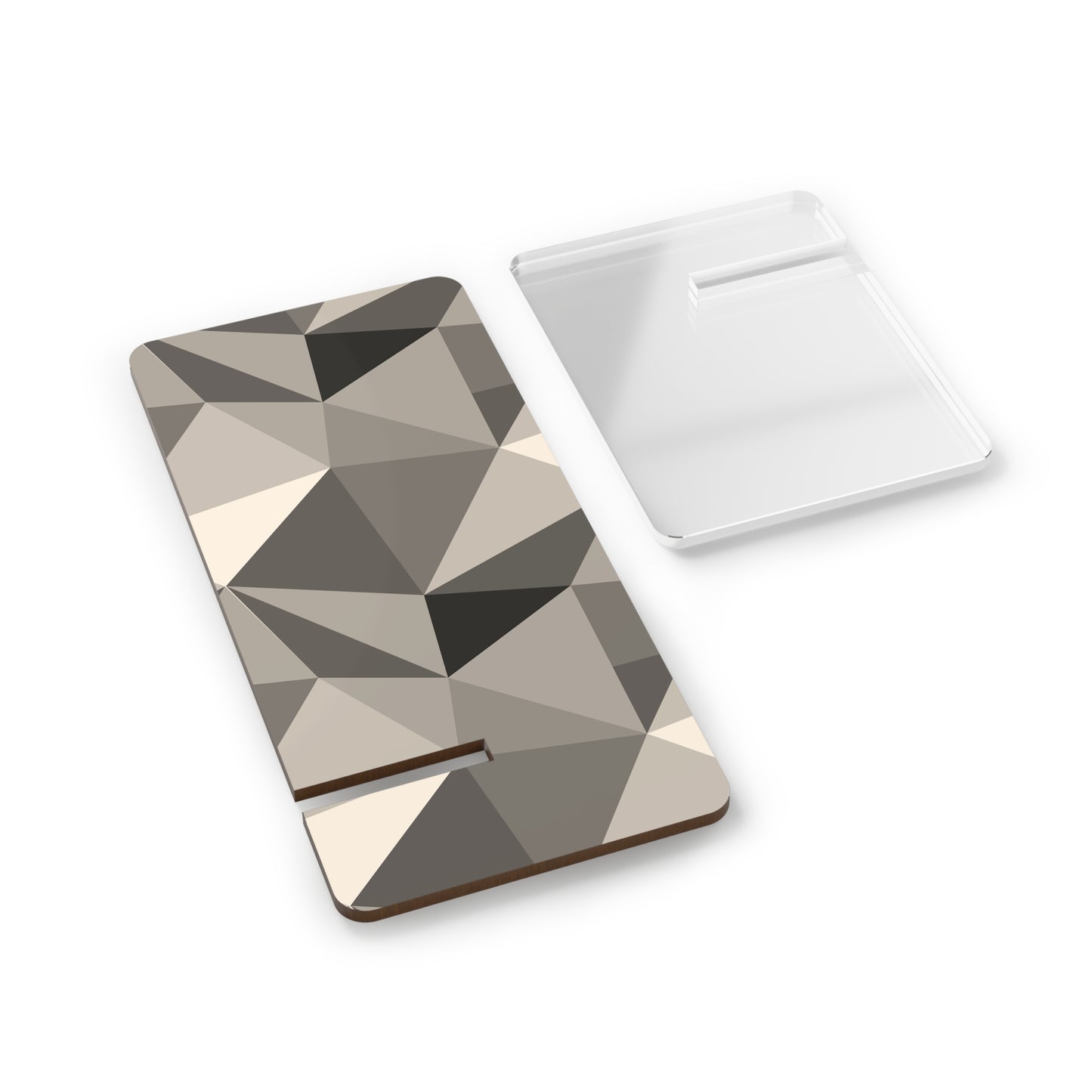 Geometric Smartphone Stand, Minimalist Desk Organizer, Modern Home Decor, Phone Holder, Stylish Gift for Tech Lovers