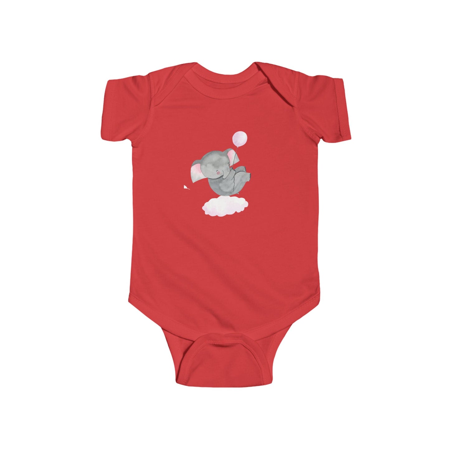 Cute Elephant Infant Bodysuit, Baby Shower Gift, Newborn Outfit, Toddler Wear, Adorable Baby Clothes