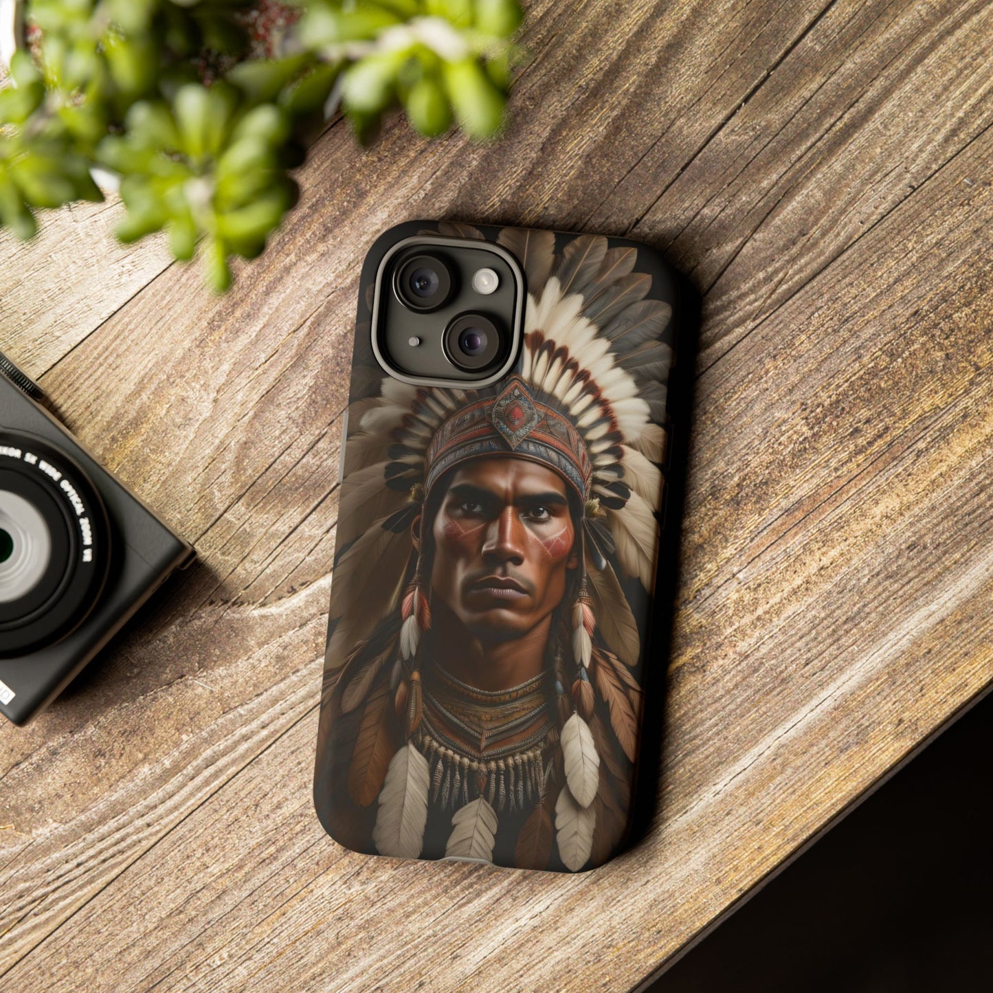 Native American Art Phone Case, Strong Culture Design, Unique Gift for Him or Her, Tough Cases, Customizable Protector, Tribal Style