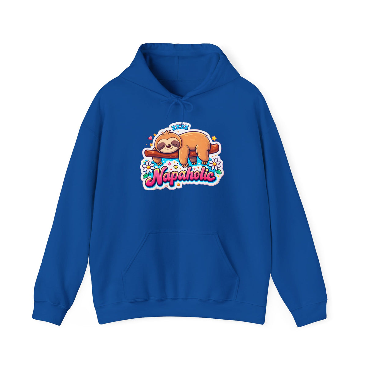 Napaholic Sloth Hoodie — Cute Sleepy Sloth Graphic Sweatshirt