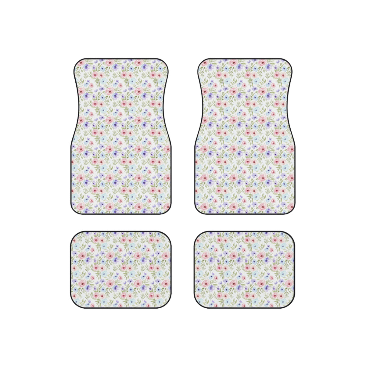 Car Mats (Set of 4) Floral