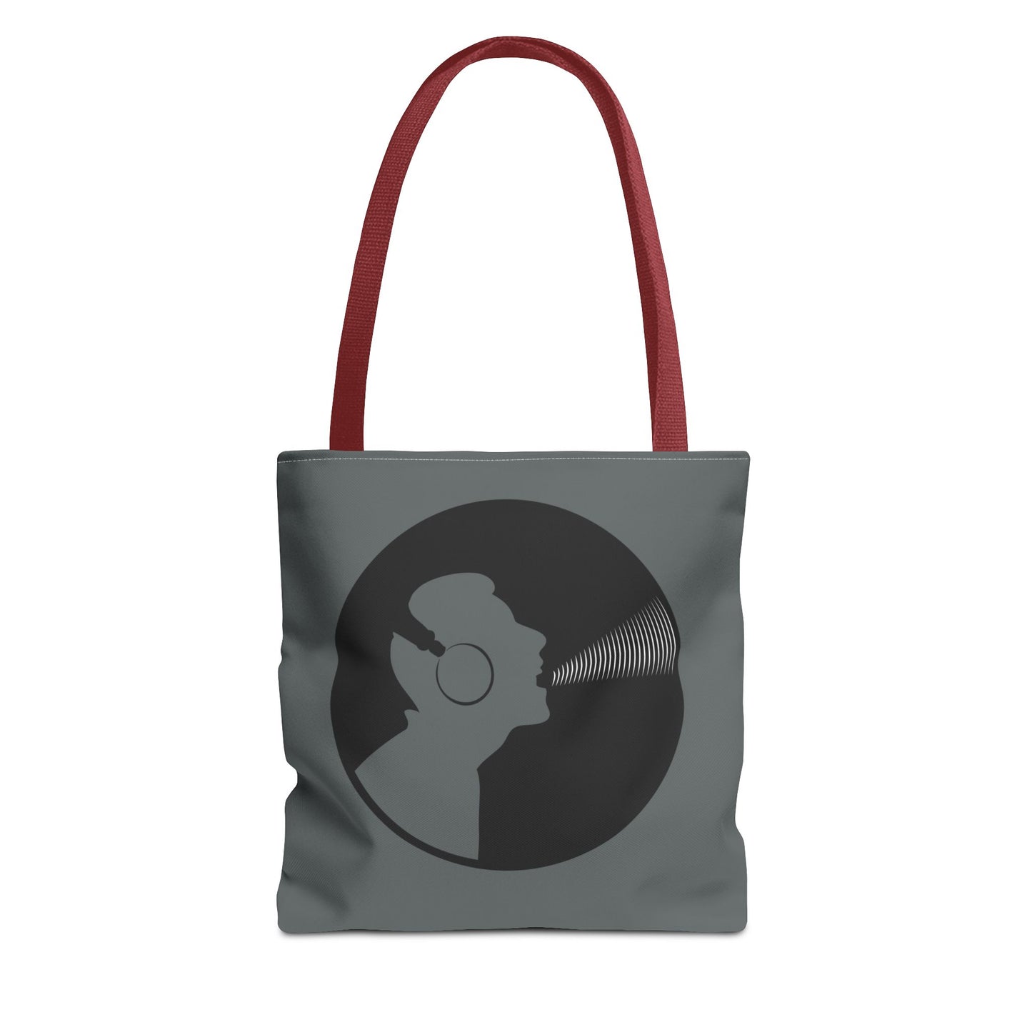Music Lover's Tote Bag, Stylish Bag for Vinyl Enthusiasts, Gift for Music Lovers, Unique Shopping Tote, Record Player Accessory
