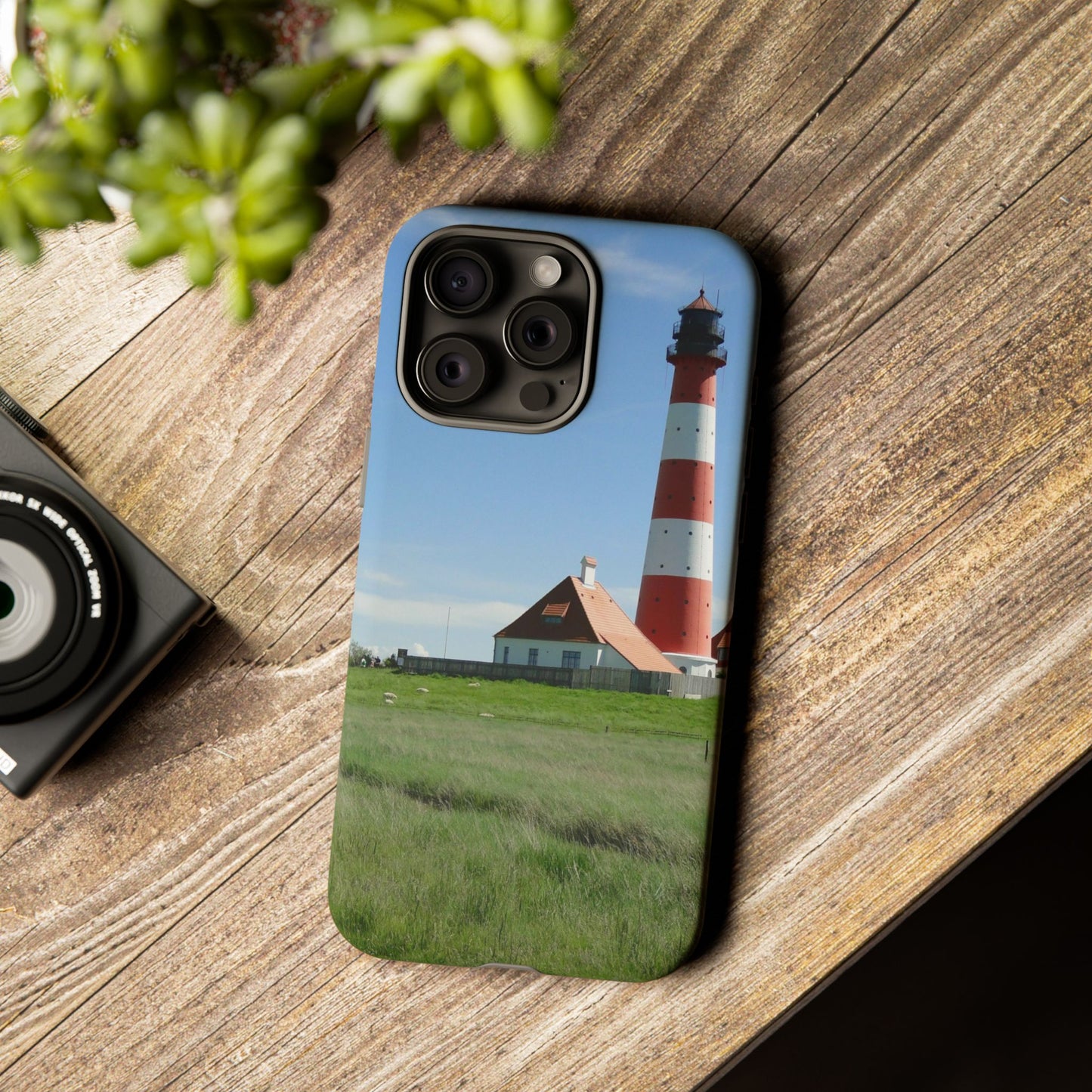 Lighthouse Phone Case - Coastal Vibes, Nautical Gift, Ocean Lover Accessory, Beach Aesthetic, Customizable Design