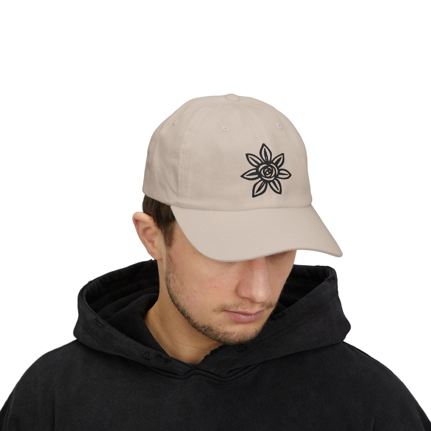 Classic Embroidered Dad Cap | Floral Design Hat | Unisex Casual Cap | Perfect Gift for Dad | Summer Accessory | Streetwear