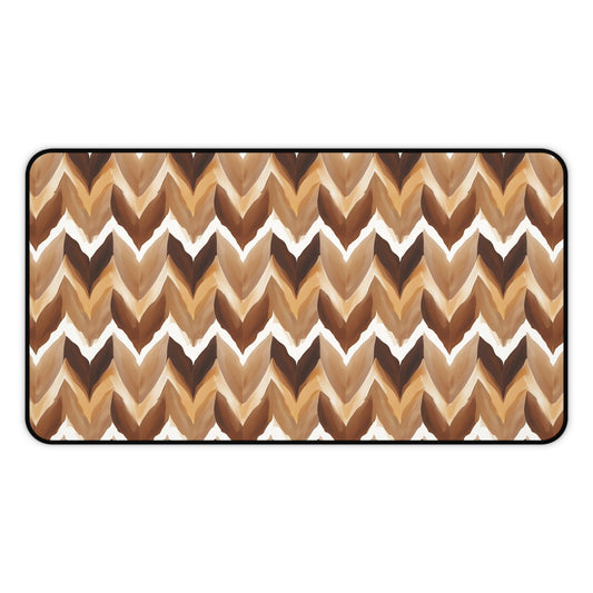 Stylish Geometric Desk Mat - Modern Office Decor for Workspace