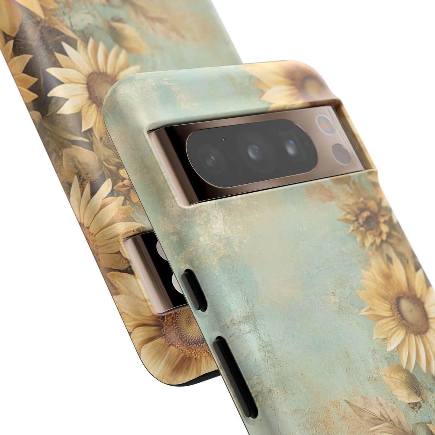 Sunflower Phone Case, Tough Shell Floral Cover, Nature Inspired Gift, Durable Protective Case, Perfect for Spring and Summer