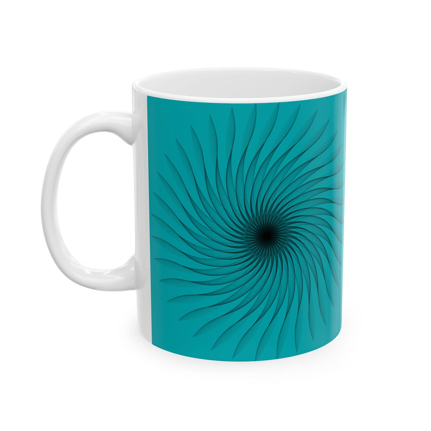 Vibrant Swirl Ceramic Mug - Perfect for Coffee Lovers, Housewarming Gift, Birthday, Home Decor, Tea Enthusiast
