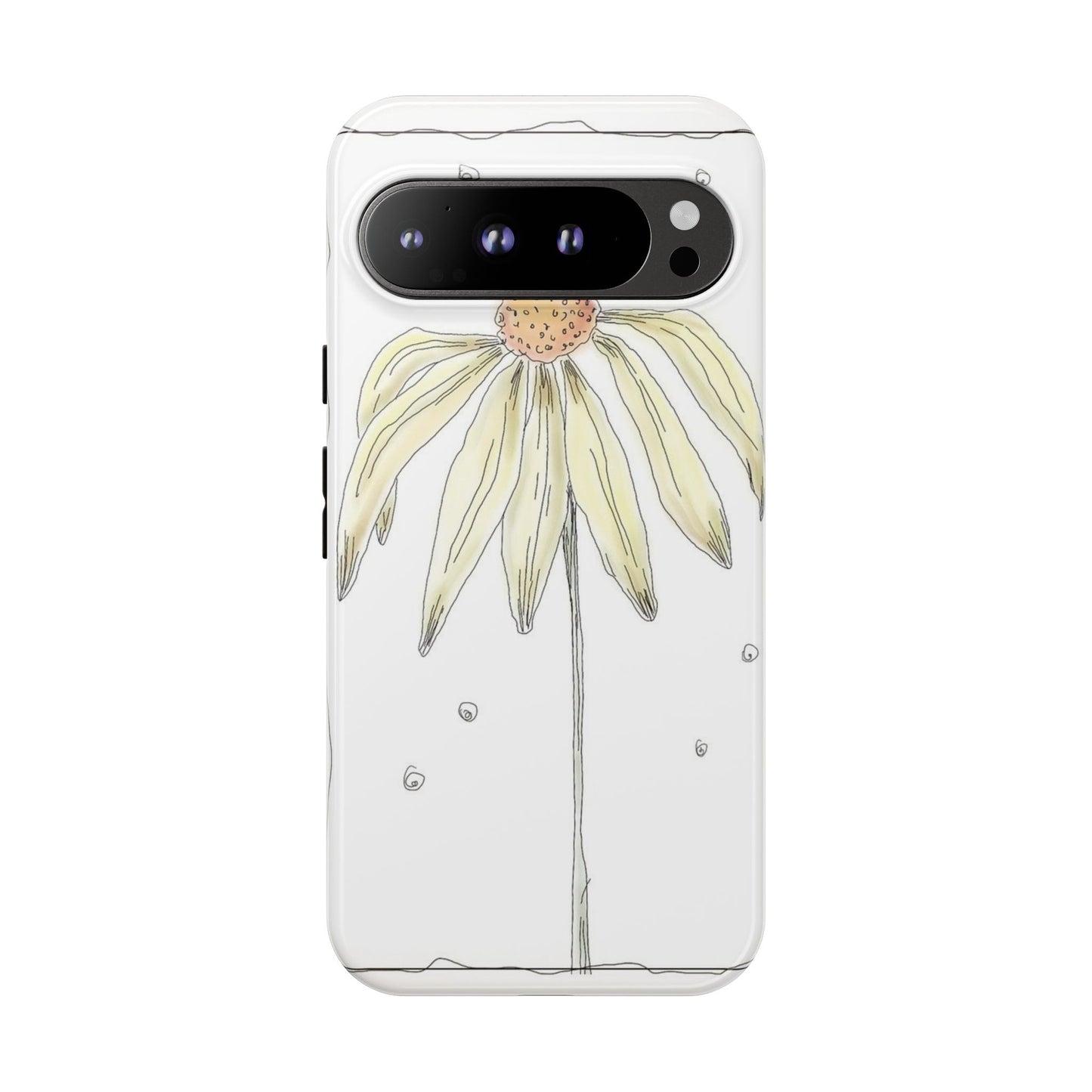Flower Phone Case with Delicate Design, Tough Phone Cover, Nature Lover Gift, Floral Tech Accessory, Stylish Phone Protection