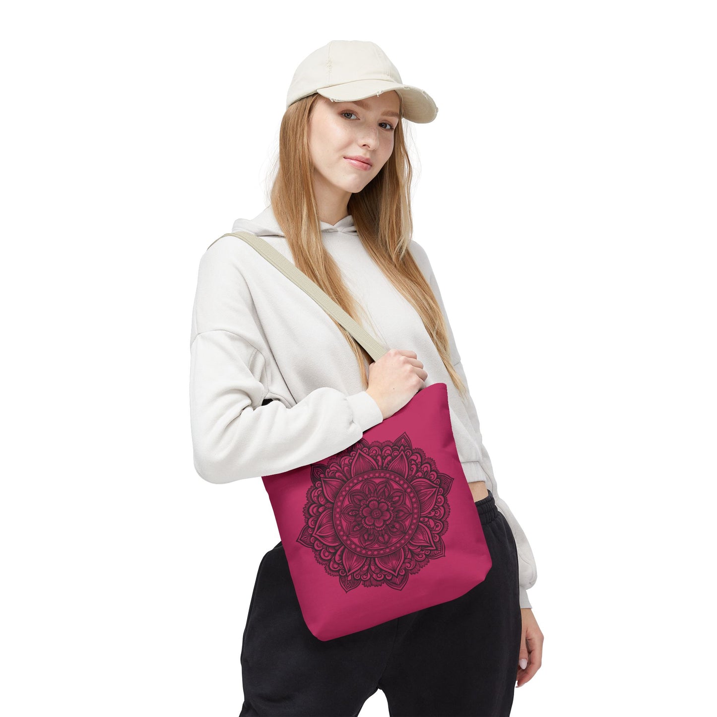 Mandala Tote Bag, Bohemian Style Bag, Eco-Friendly Shopping Bag, Gift for Her, Yoga Lover Tote
