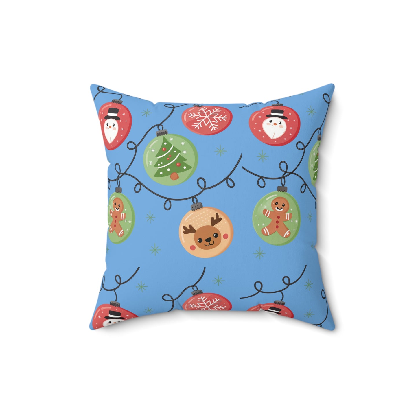 Festive Holiday Pillow, Seasonal Home Decor Cushion, Christmas Throw Pillow, Cute Decorative Accent, Cozy Winter Gift