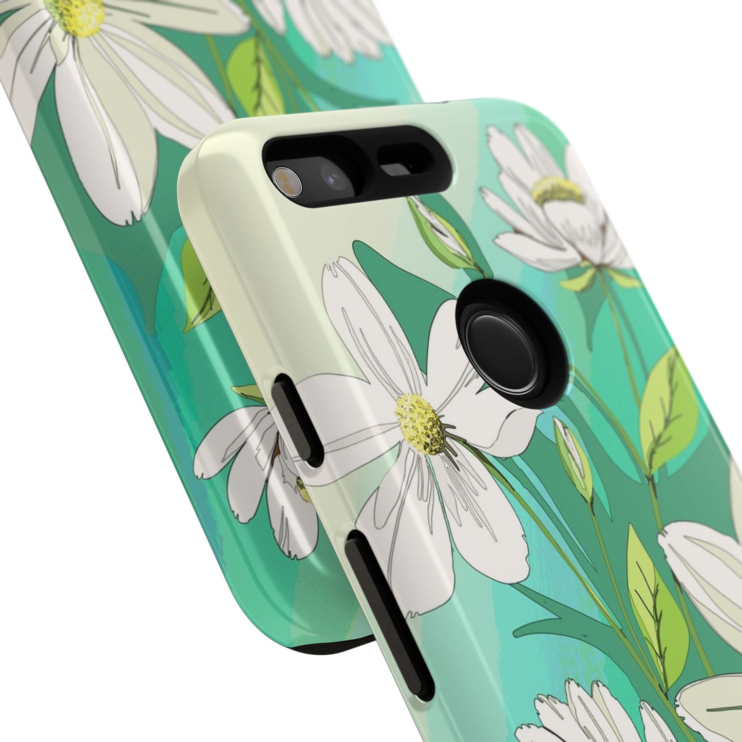 Floral Phone Case, Tough Cases, Flower Design, Nature Inspired, Eco-Friendly Cover, Unique Gift for Her, Spring Accessories