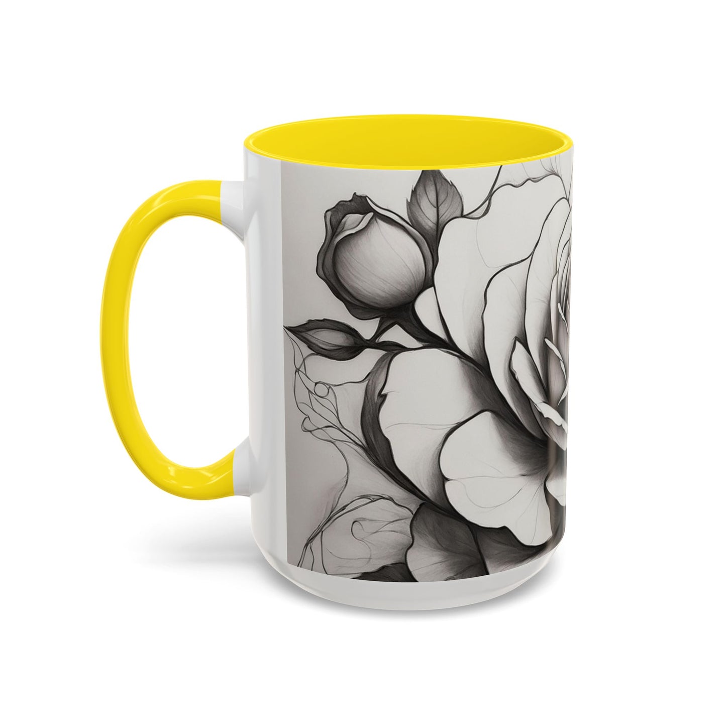 Elegant Floral Coffee Mug - Perfect Gift for Flower Lovers, Mother's Day, Birthdays, Home Decor, Office Use
