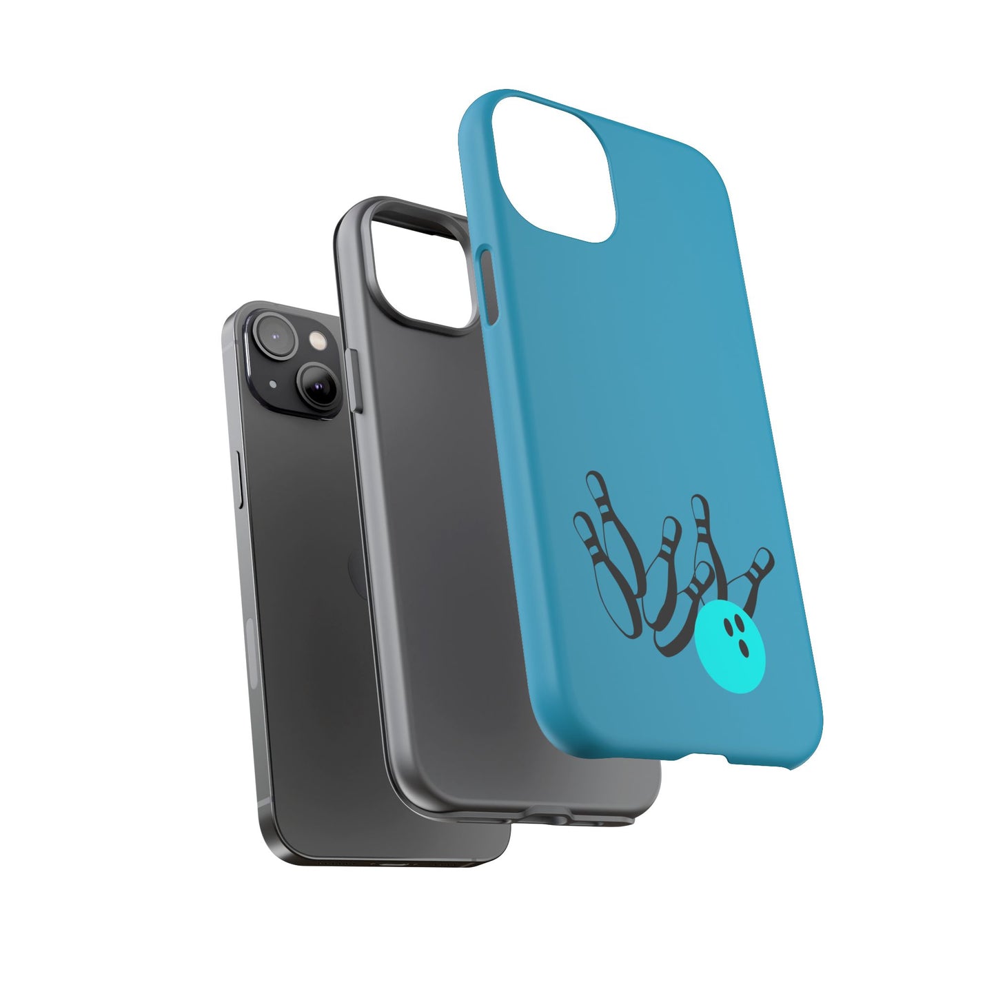 Bowling Phone Case, Tough Cases for Bowling Enthusiasts, Fun Gift for Bowlers, Unique Phone Accessory, Sports Themed Cases
