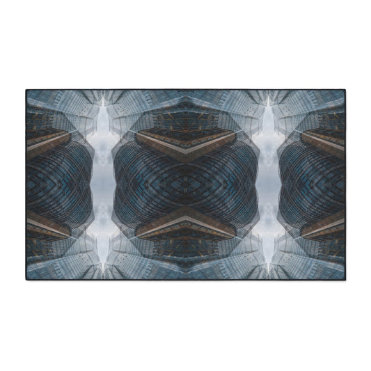 Industrial Urban Pattern Floor Mat — Heavy Duty Entry Rug