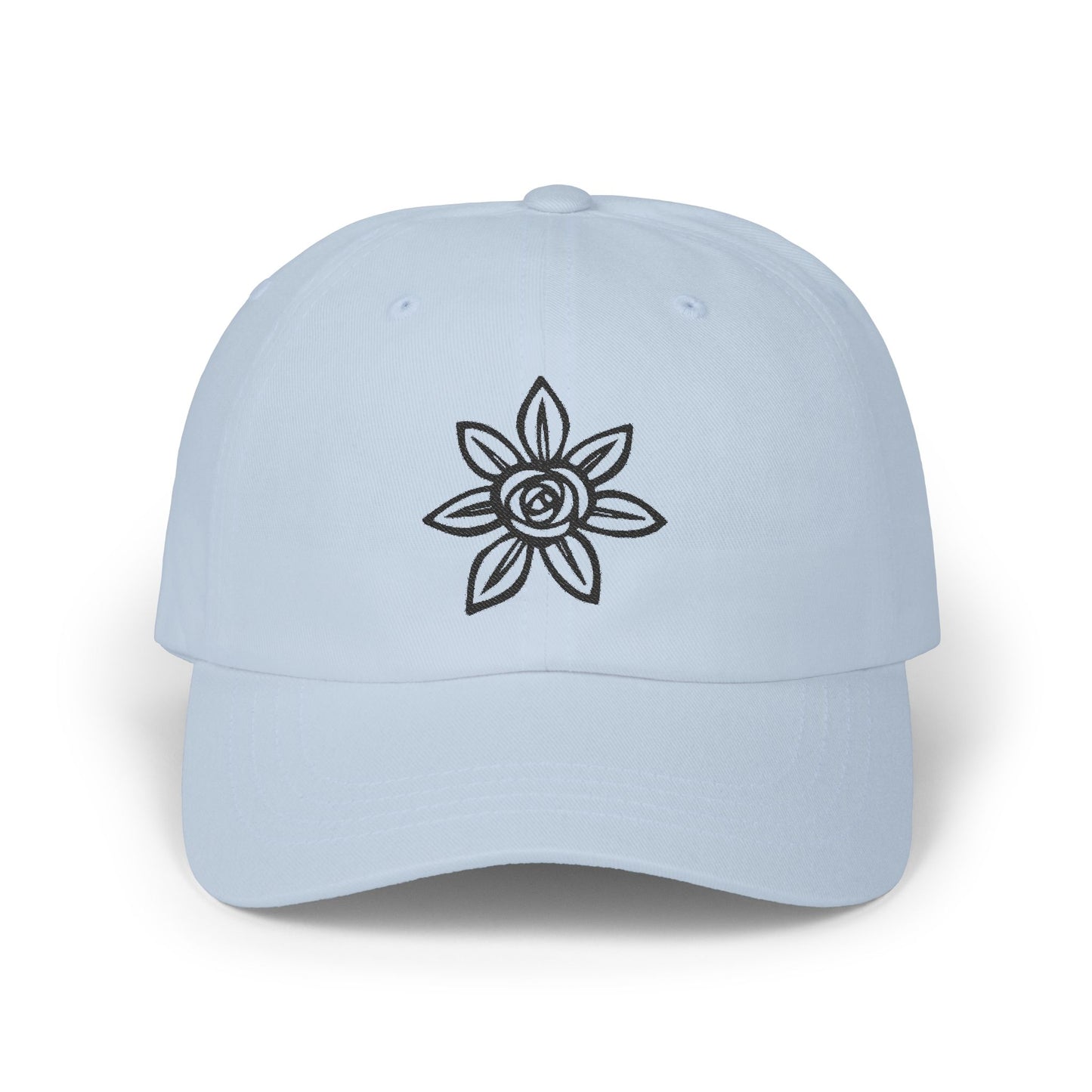 Classic Embroidered Dad Cap | Floral Design Hat | Unisex Casual Cap | Perfect Gift for Dad | Summer Accessory | Streetwear