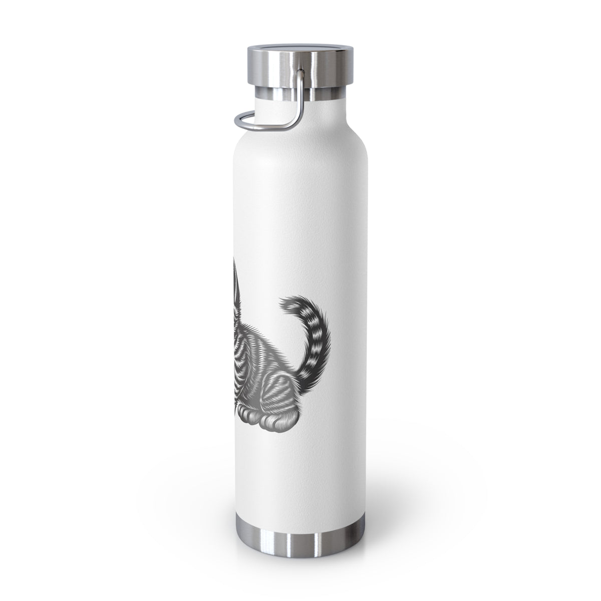 Cat and Butterfly Insulated Water Bottle - 22oz insulated bottle
