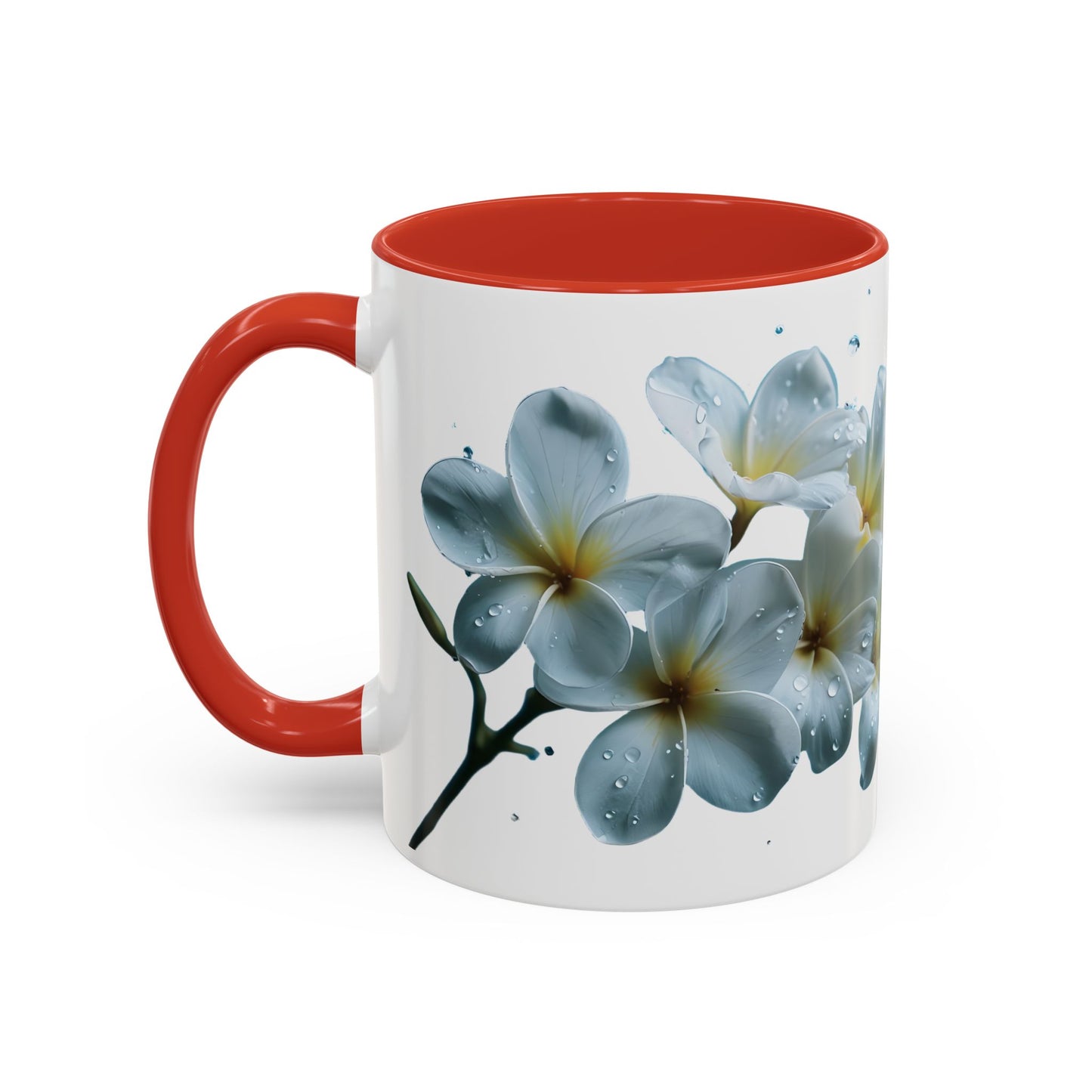 Floral Accent Coffee Mug