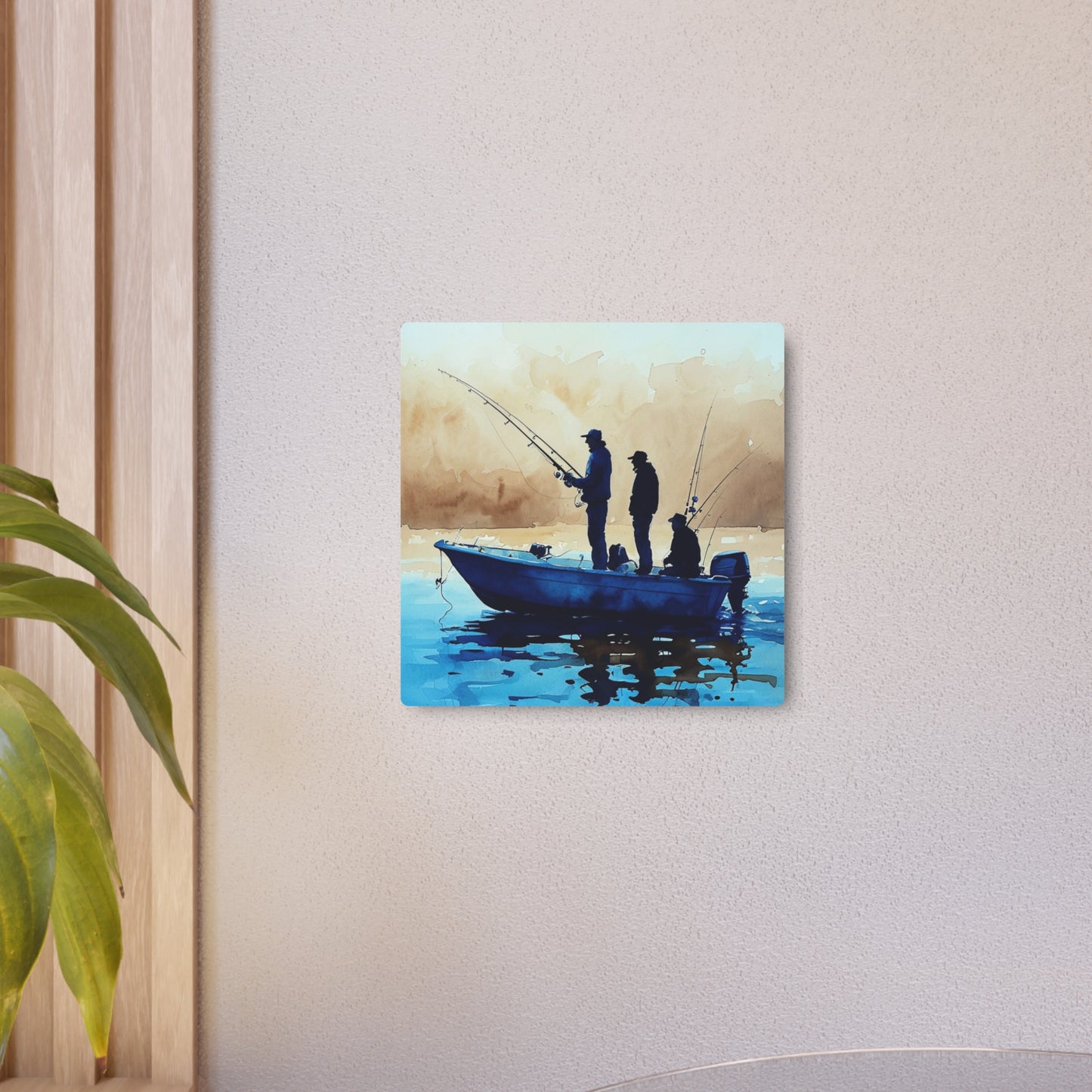 Fishing Metal Art Sign - Perfect Gift for Fishermen, Man Cave Decor, Nautical Wall Art, Outdoor Enthusiast Gift, Fishing Lover Decor