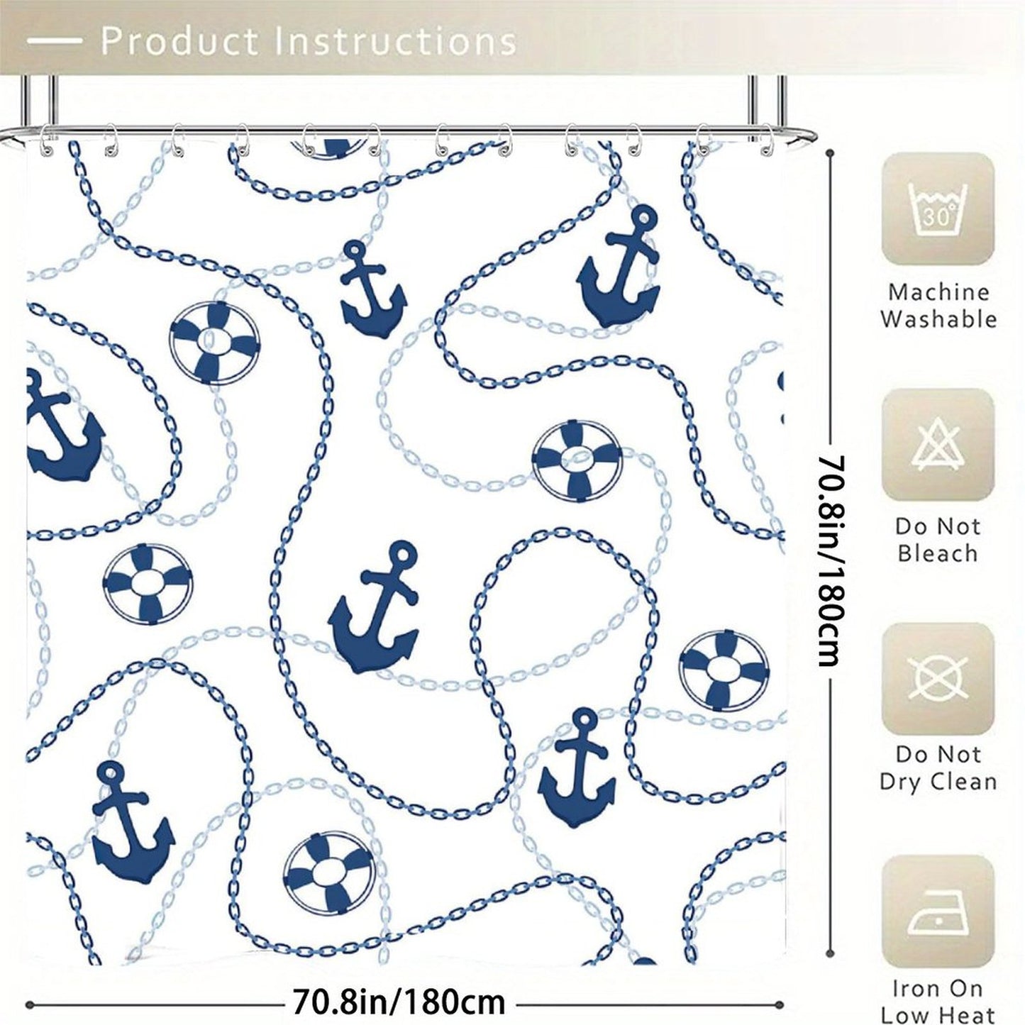 Waterproof Shower Curtain