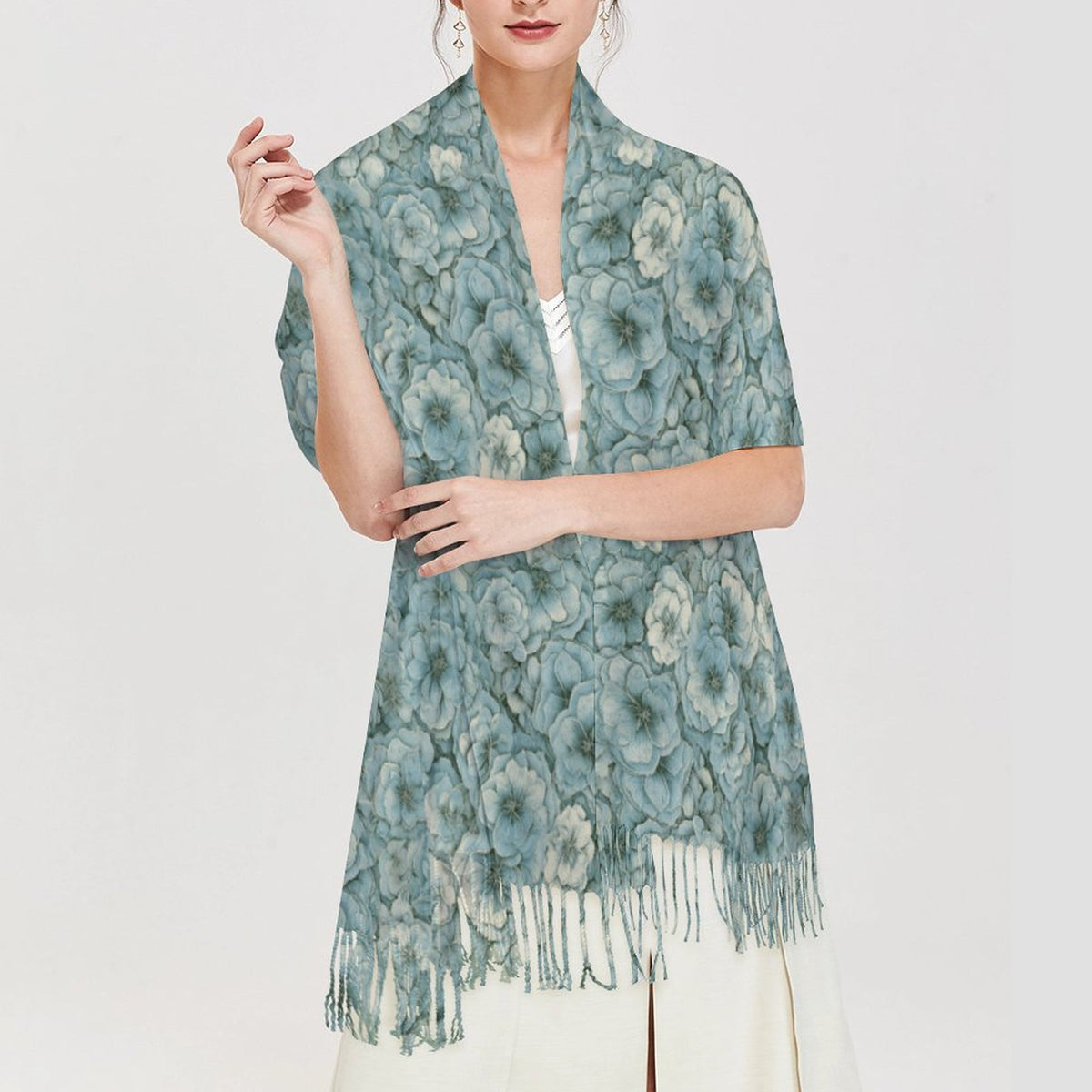 Cashmere-like Tassel Scarf