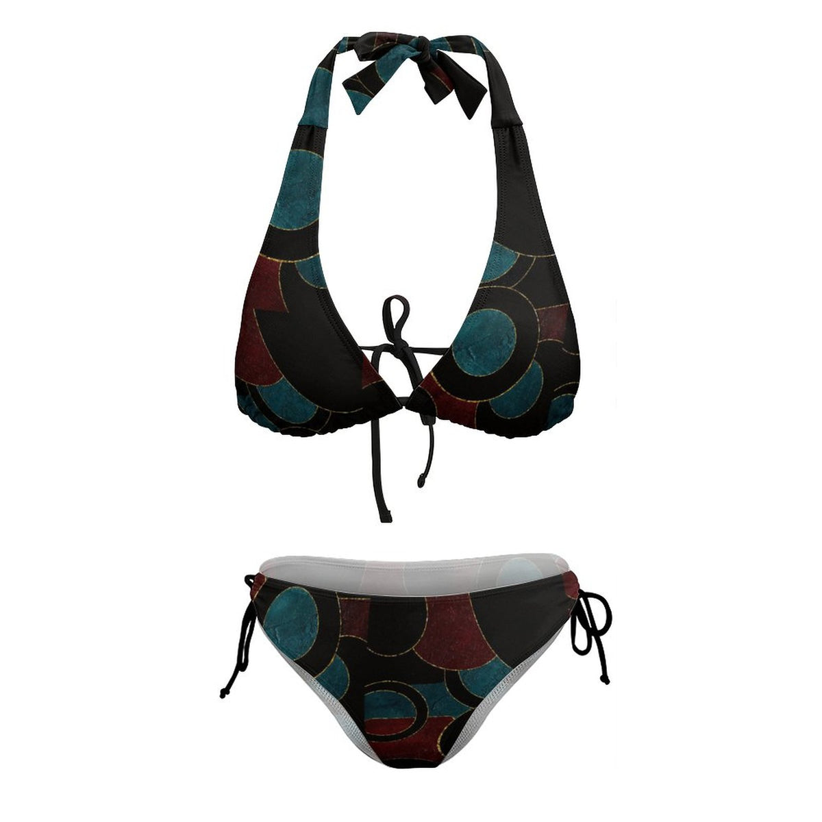 Two Piece Halter Swimsuit