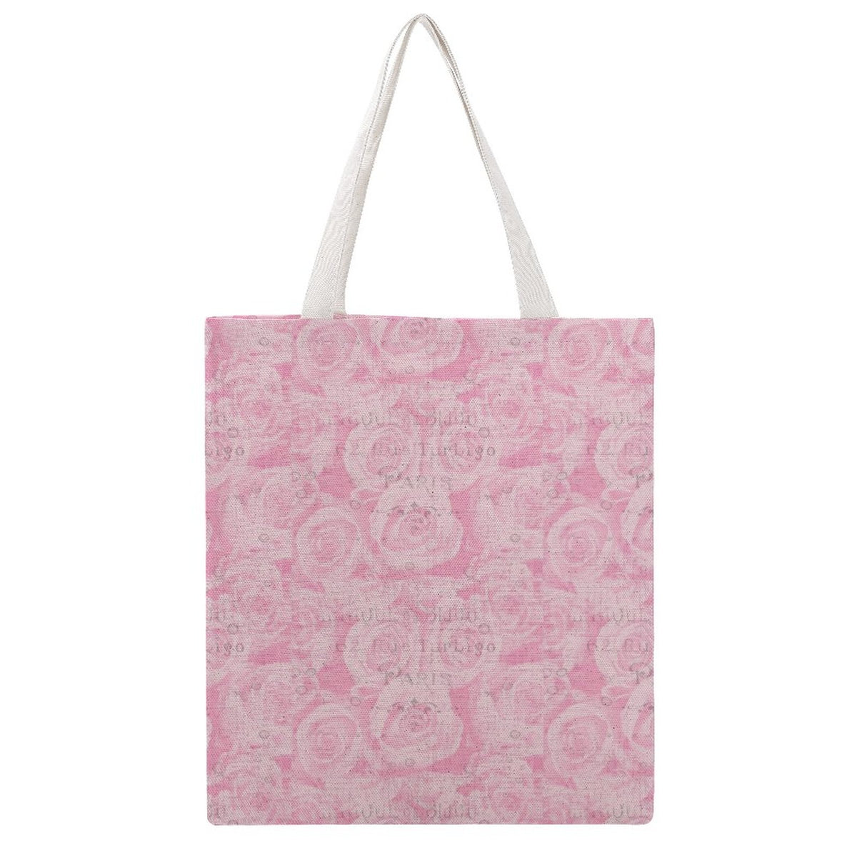 Martin Canvas Tote Handbag with Dual-sided Printing