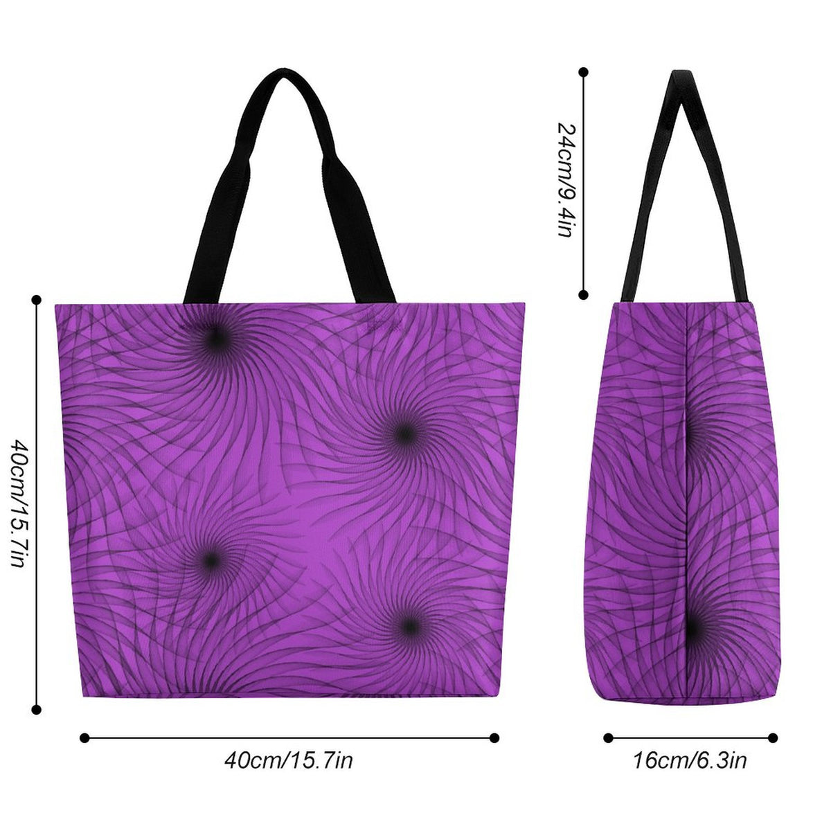 Large One Shoulder Shopping Bag