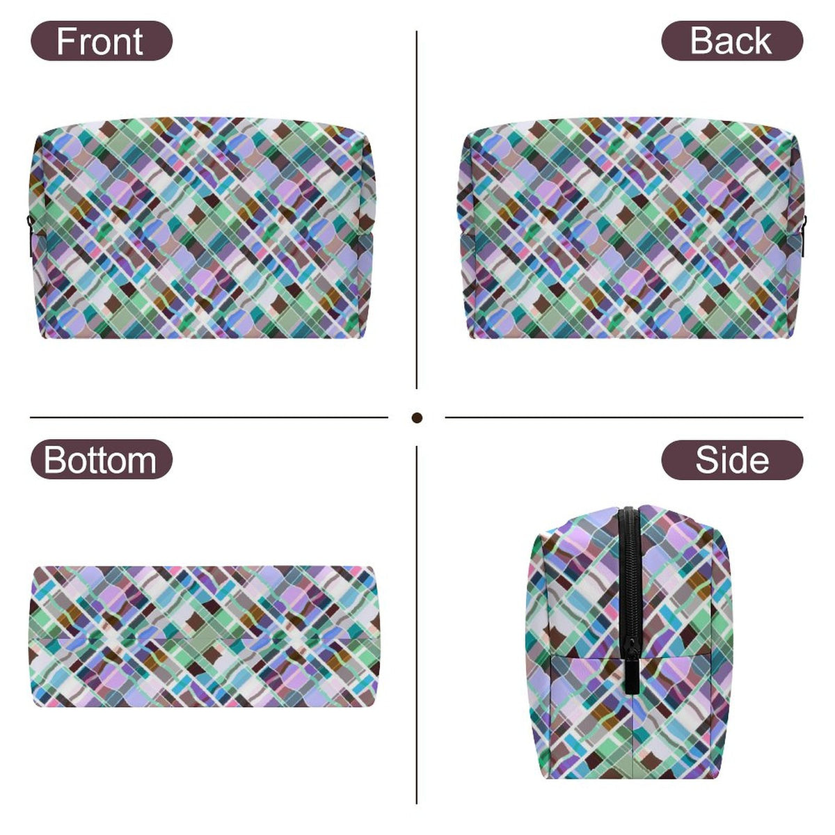Square Makeup Bag